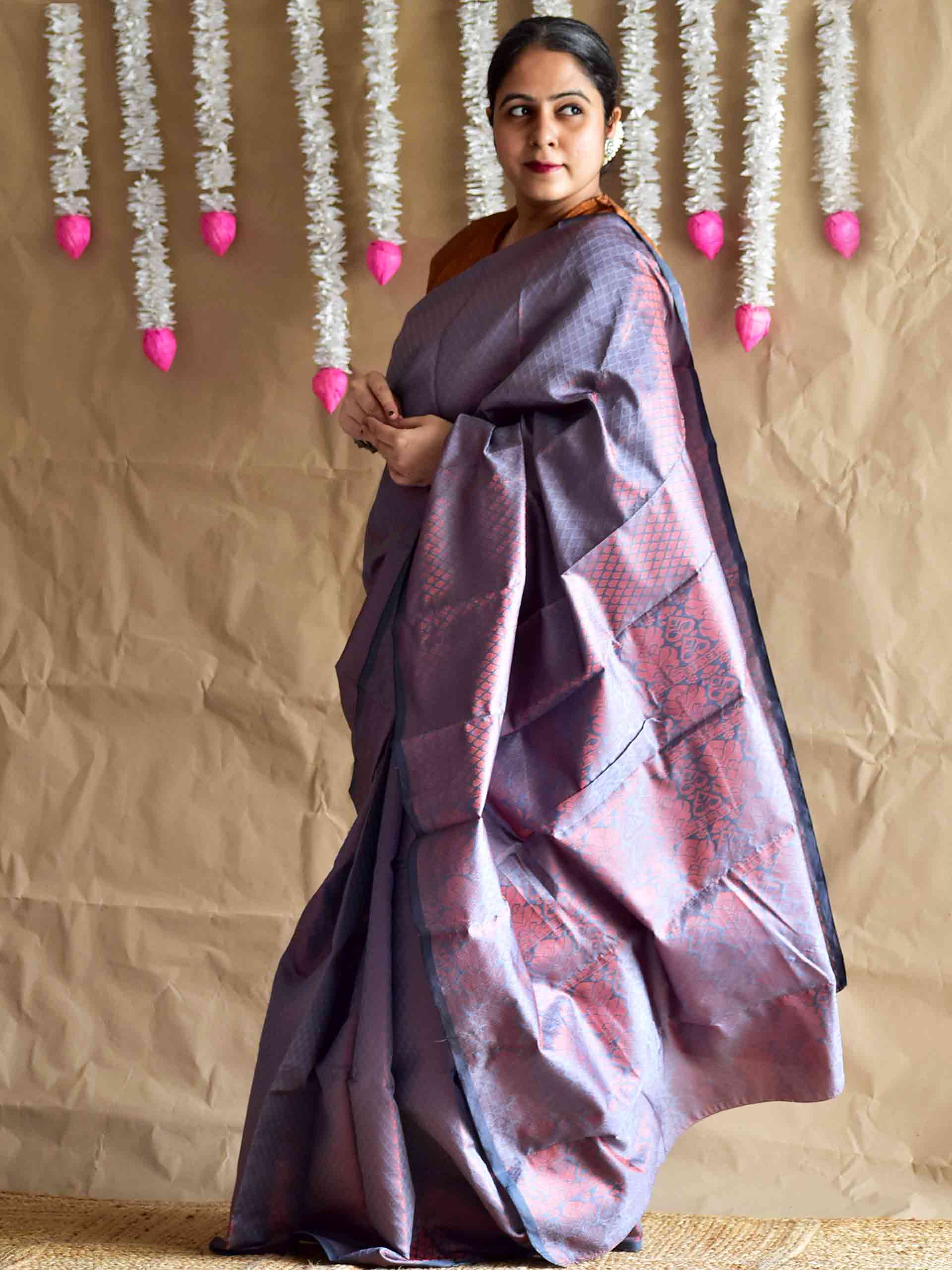 Mehsoos - silk Brocade saree