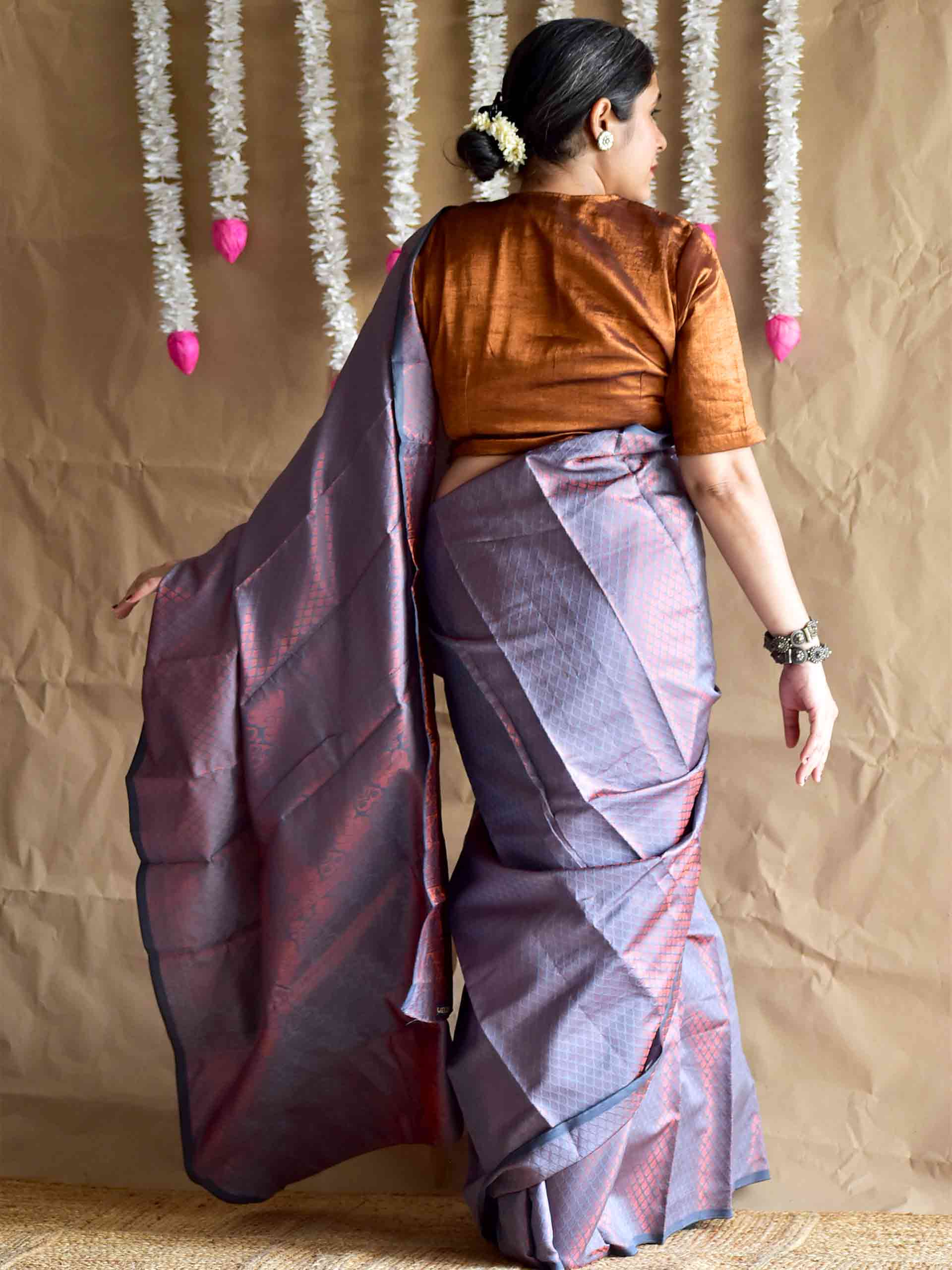 Mehsoos - silk Brocade saree