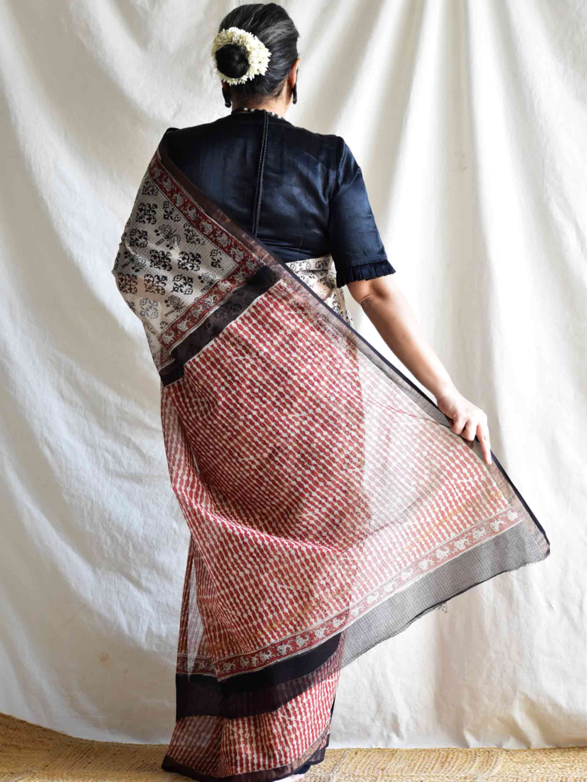 Victoria - Dabu Kota Doria Saree