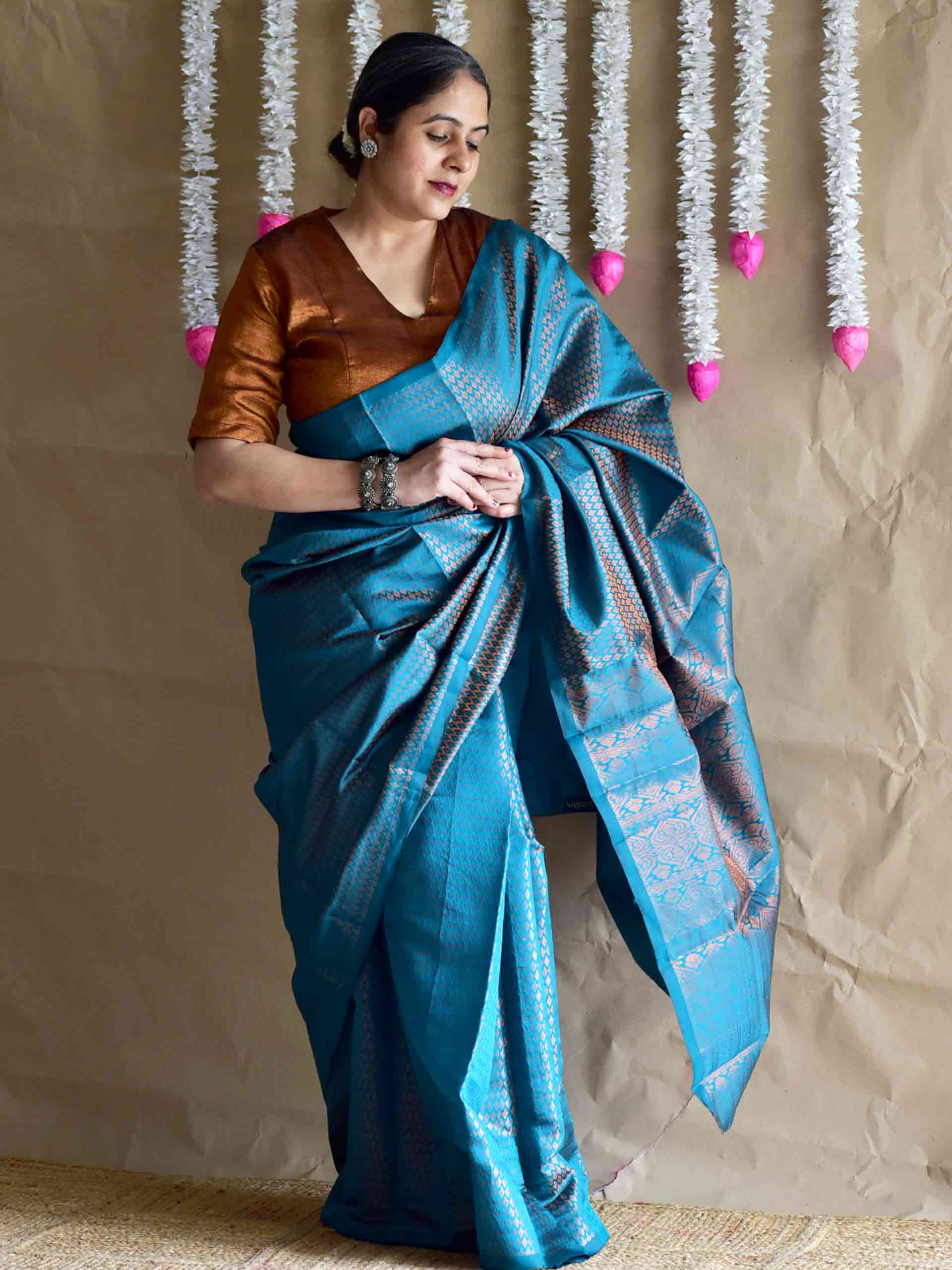 Rubaan - silk Brocade saree