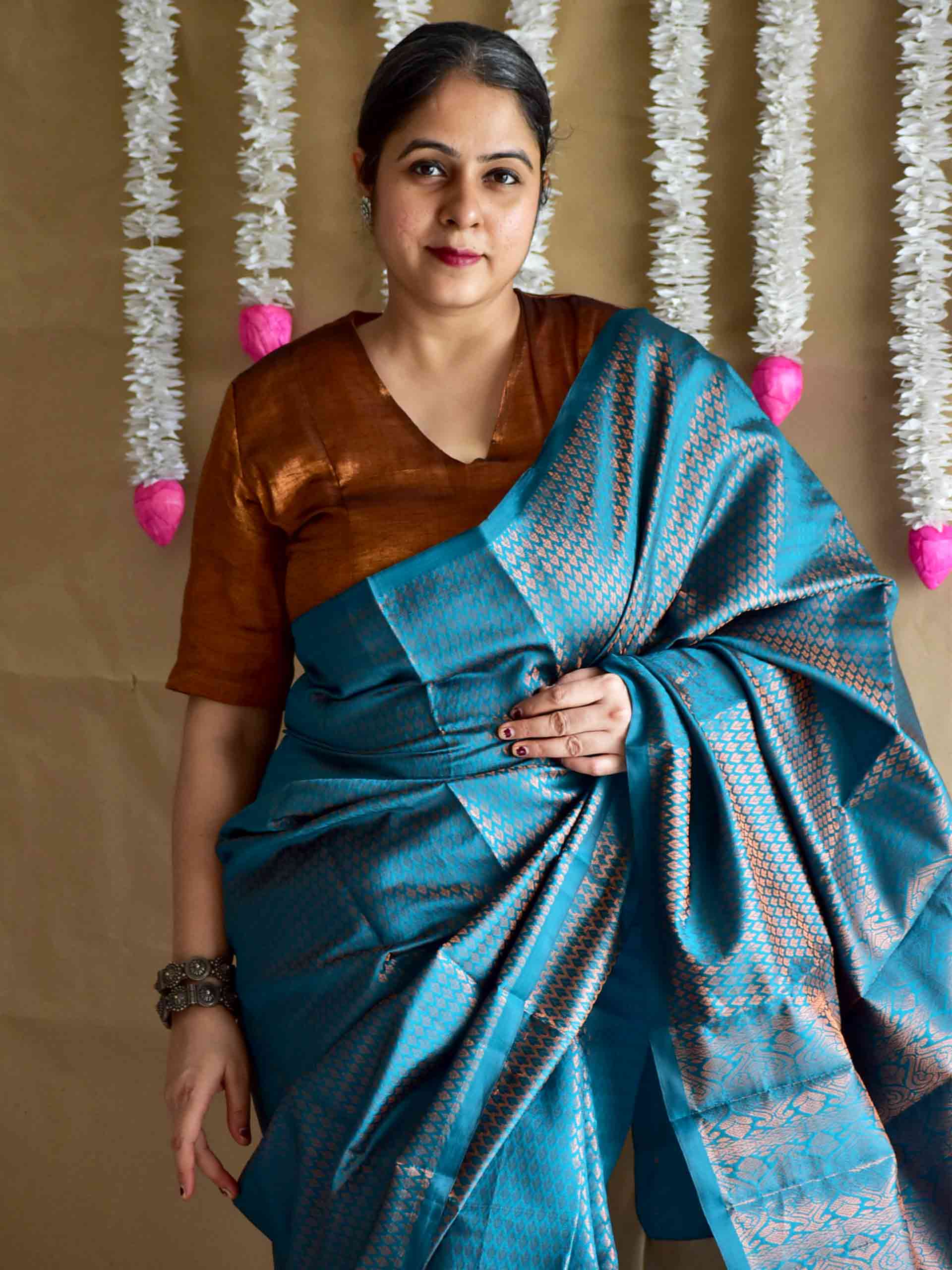 Rubaan - silk Brocade saree