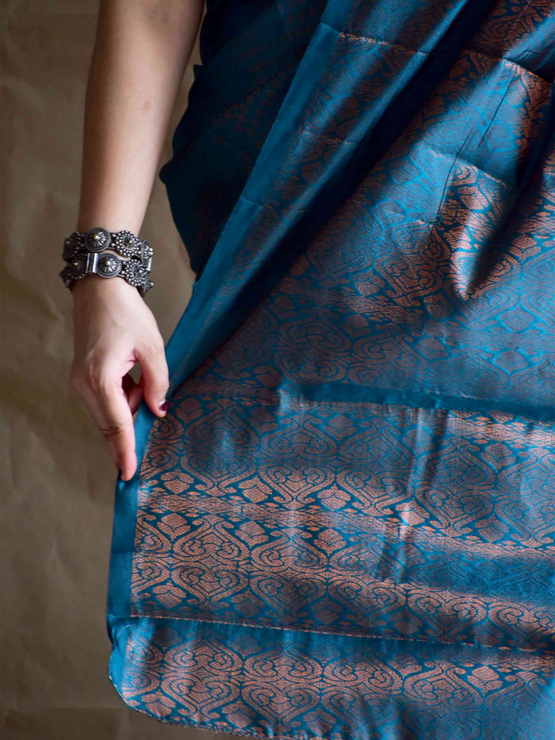 Rubaan - silk Brocade saree