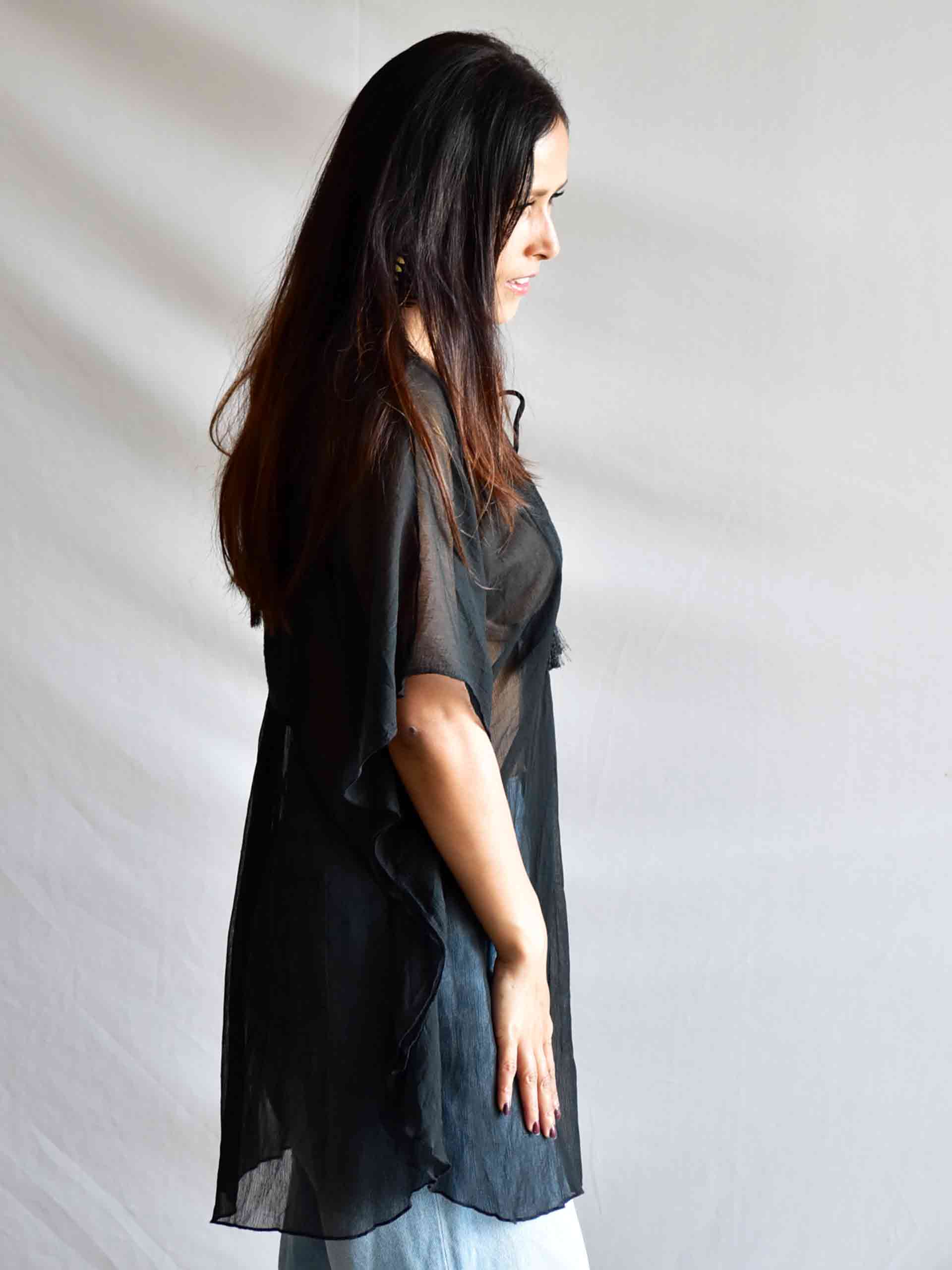 Rihanna - Chiffon Kaftan Top