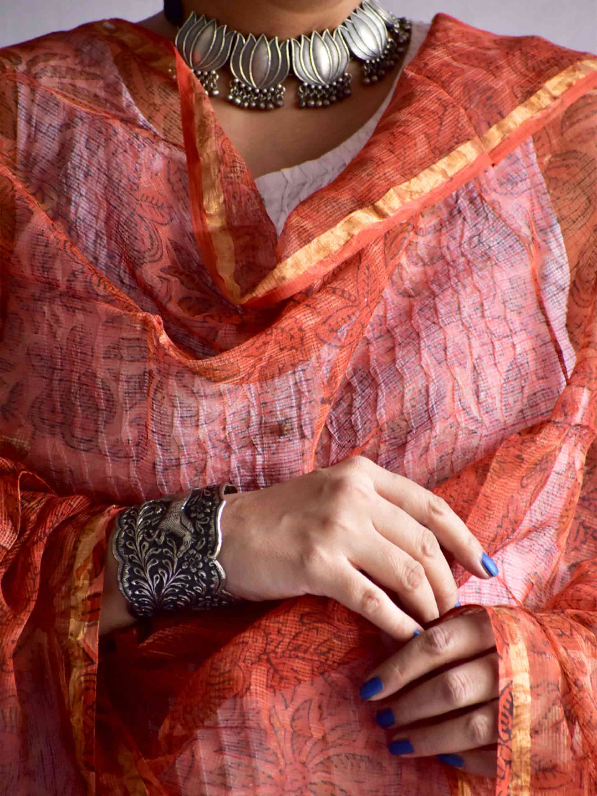rustic - Kota Doria Dupatta