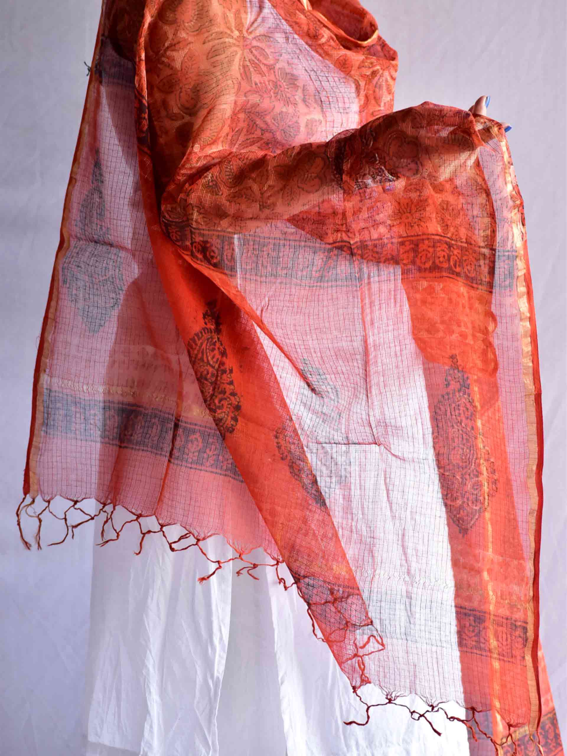 rustic - Kota Doria Dupatta