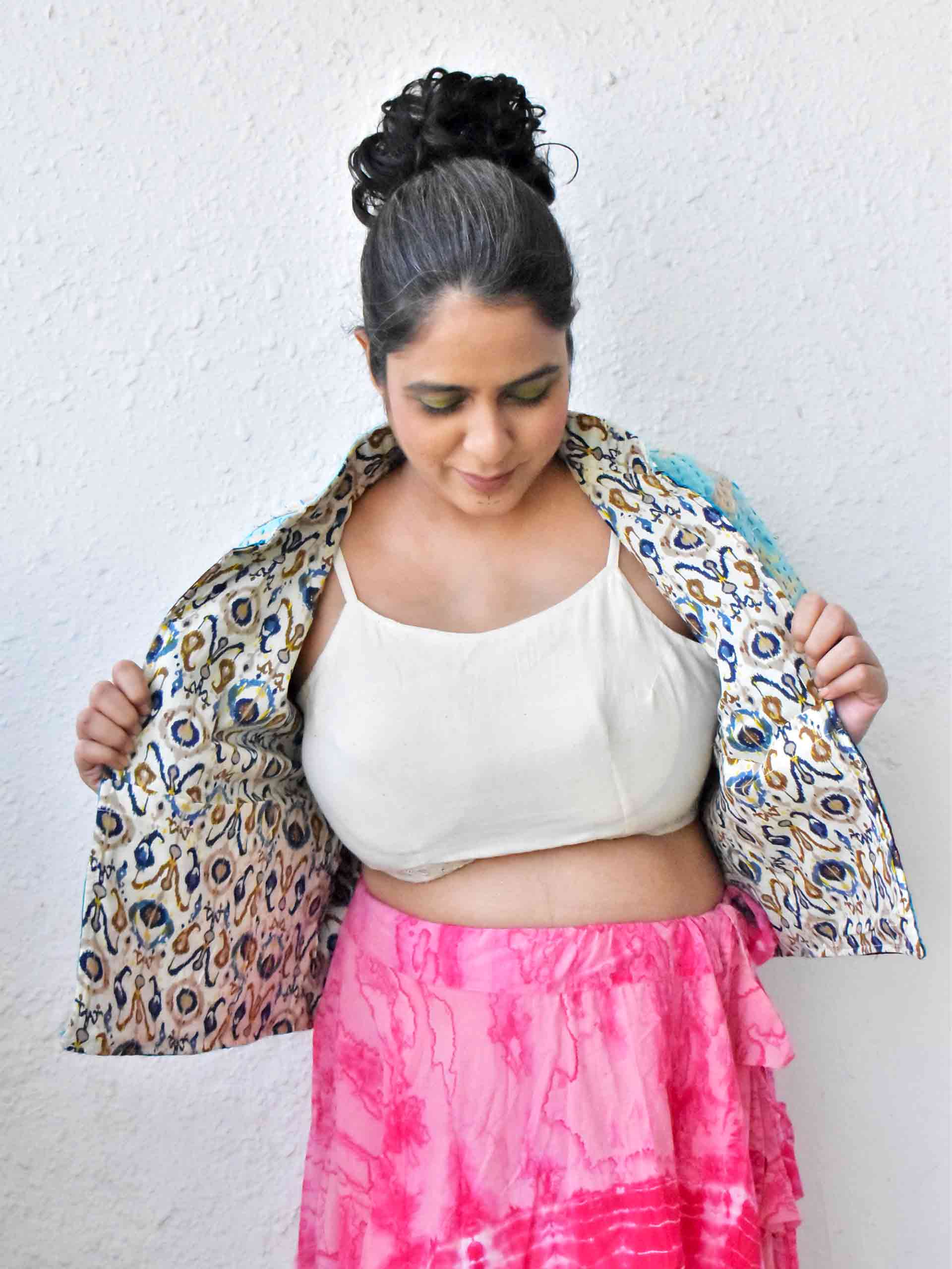 gulzaar - hand embroidered Reversible jacket