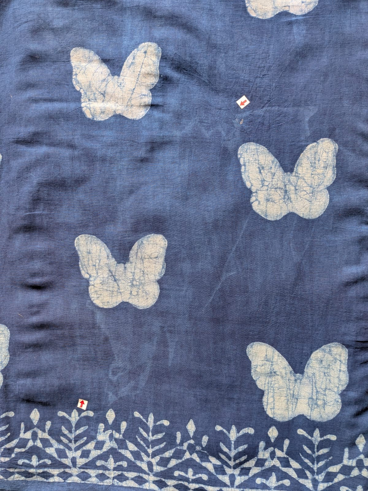 UD0063 - Dabu Mul cotton saree