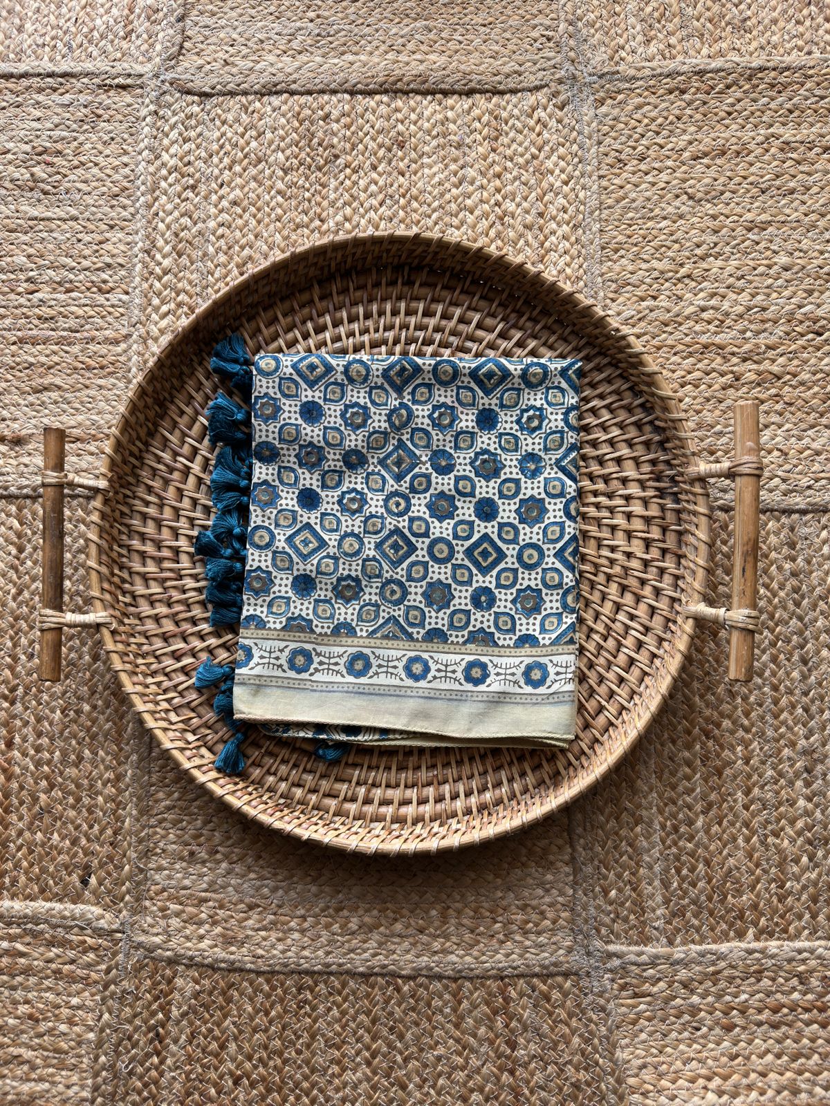 Heera- Ajrakh Cotton stole