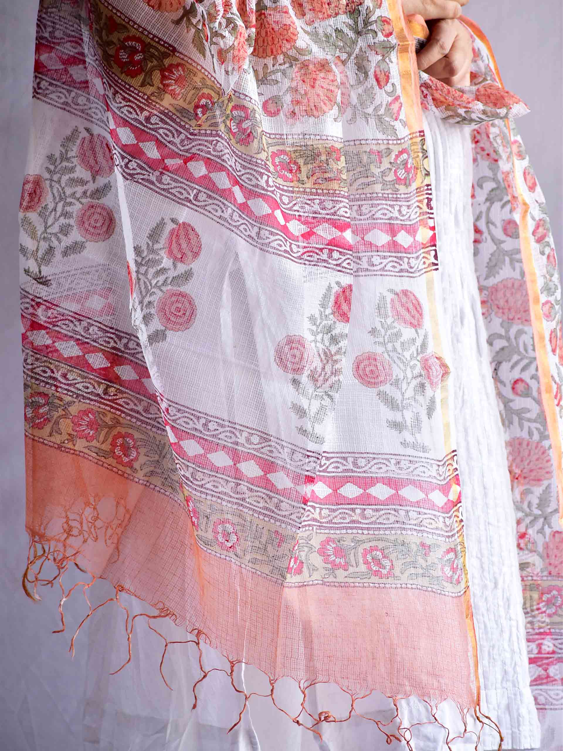 Mehnaaz - Kota Doria Dupatta