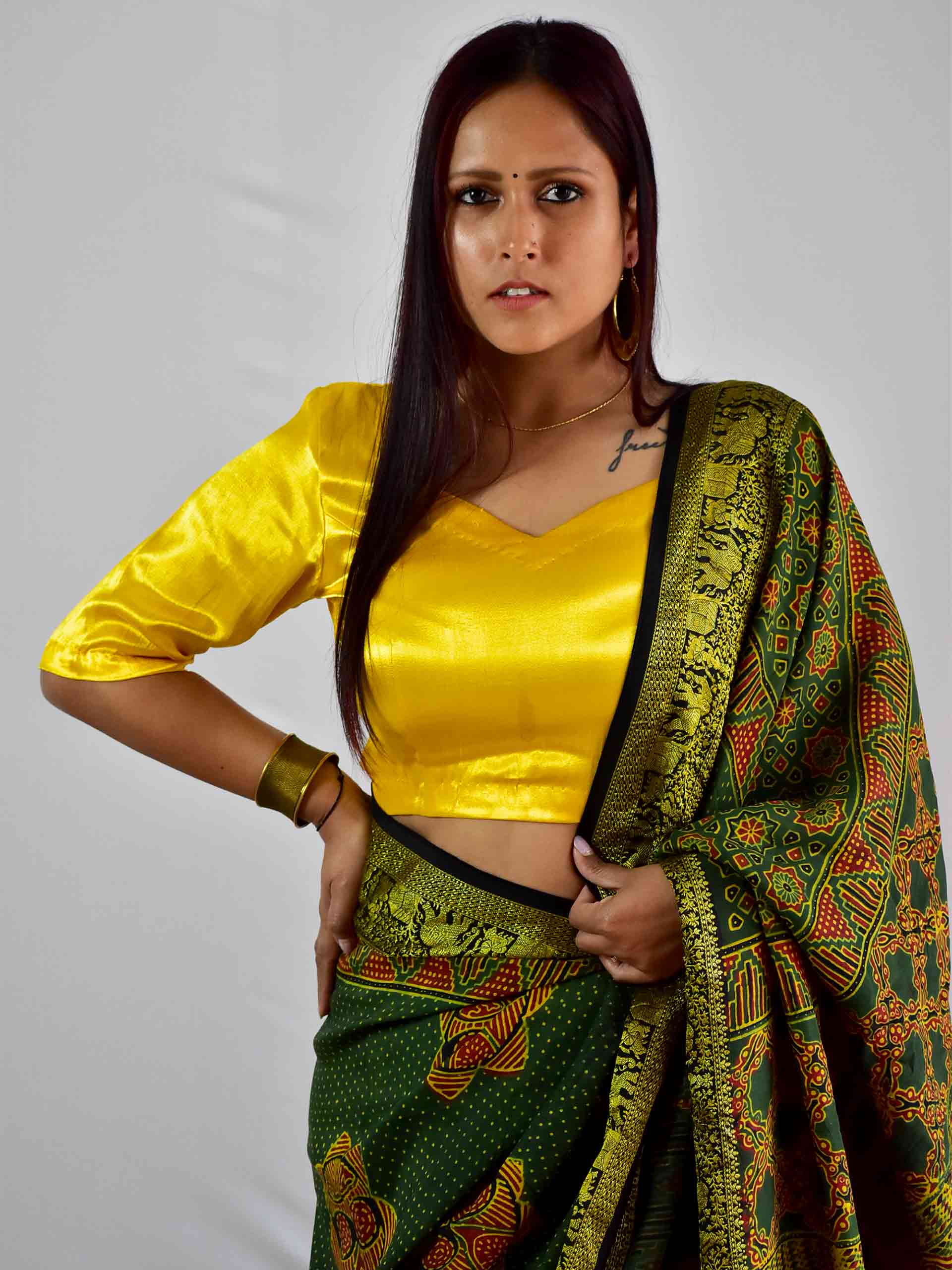 Raunak - Mashru silk blouse