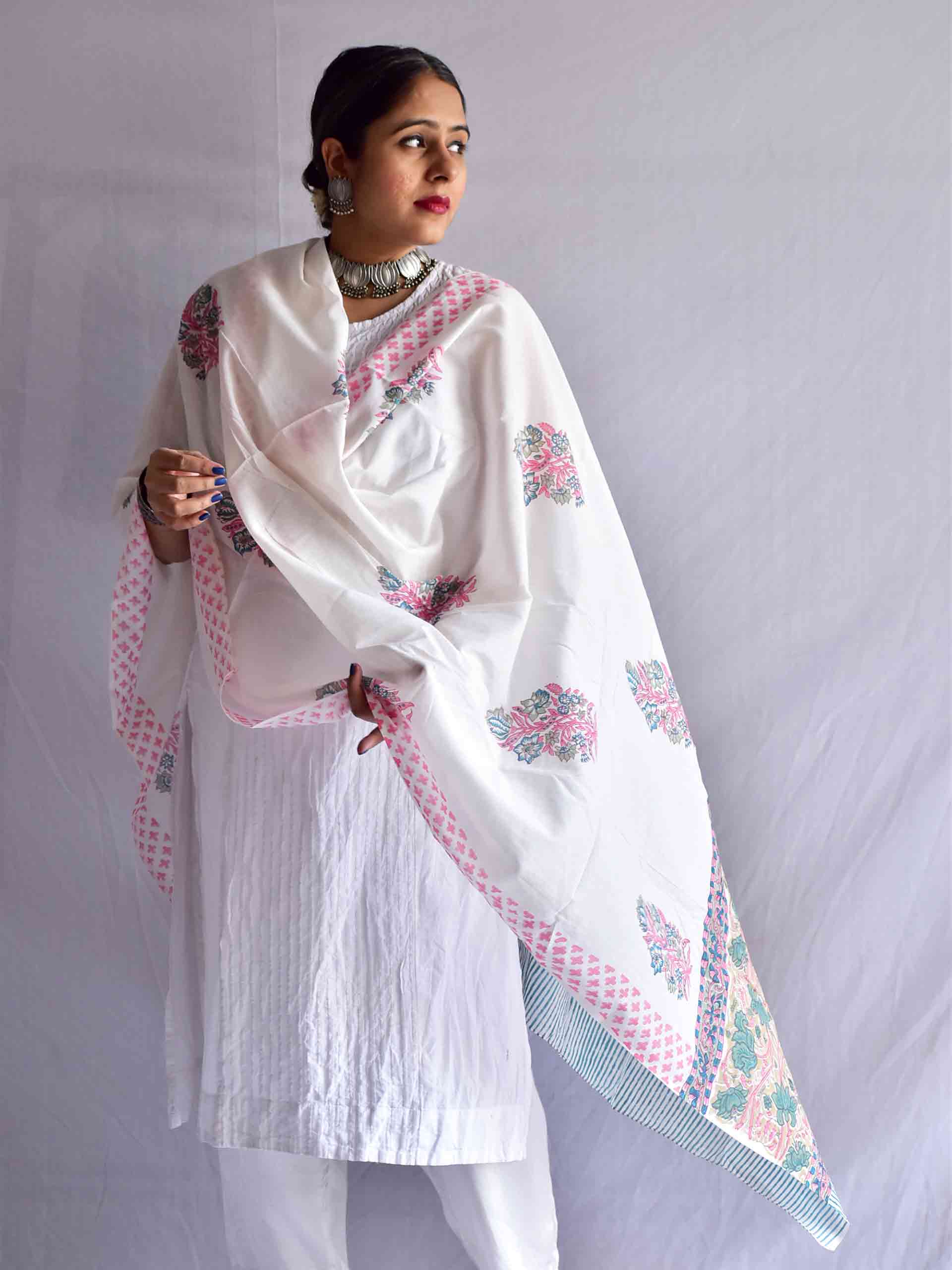 Sanam - Dabu Mul cotton dupatta