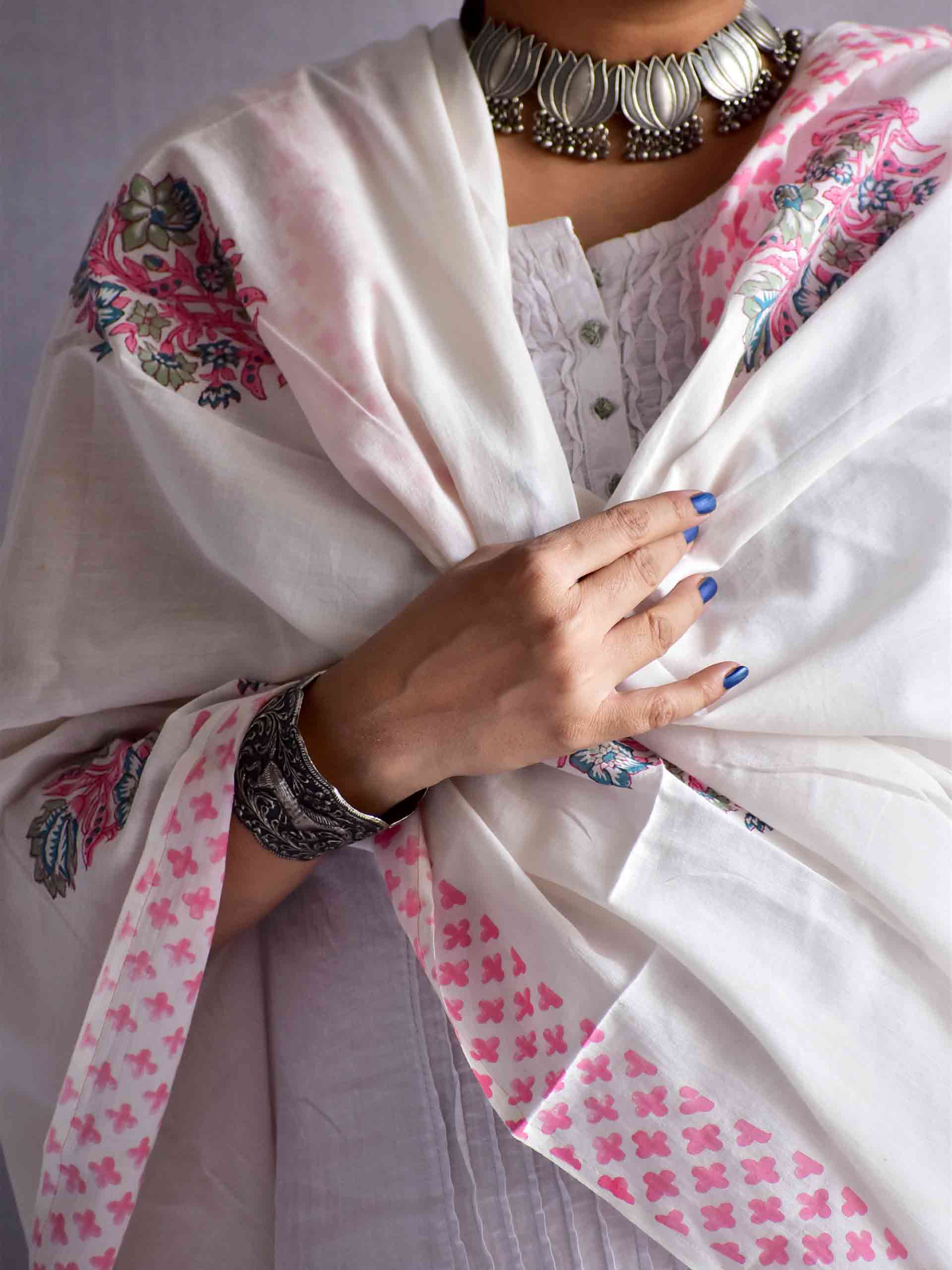 Sanam - Dabu Mul cotton dupatta