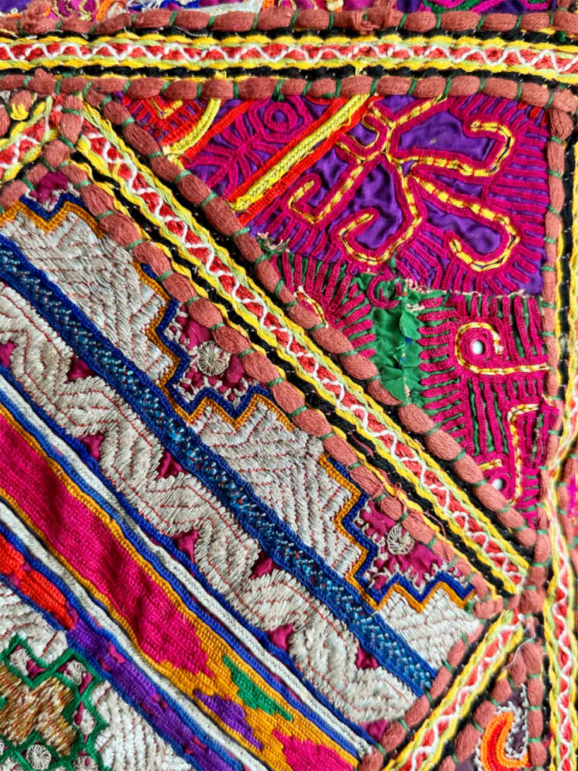 Jalaj - hand embroidered cushion cover 18X18