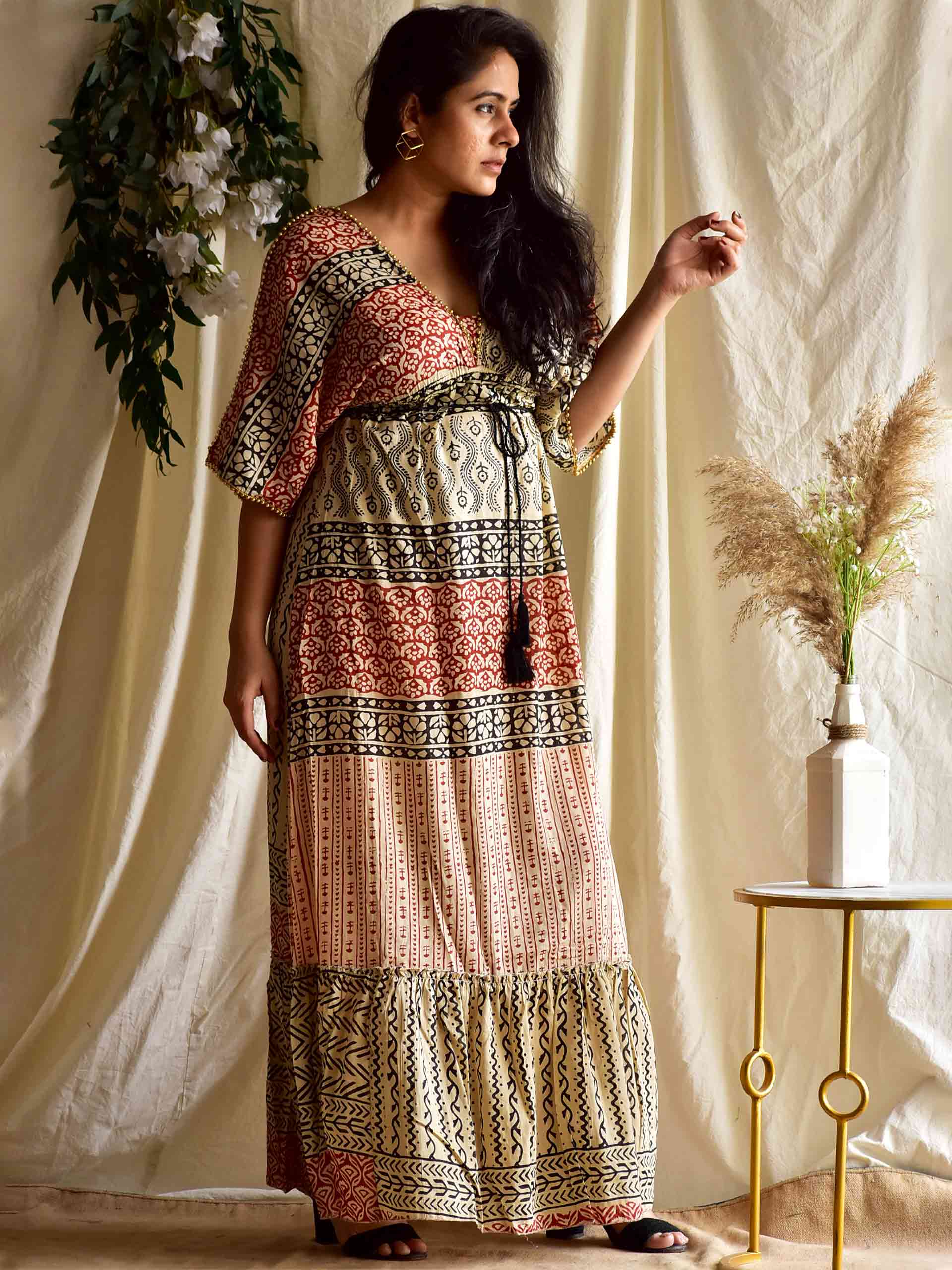 sin - two sided flared dress