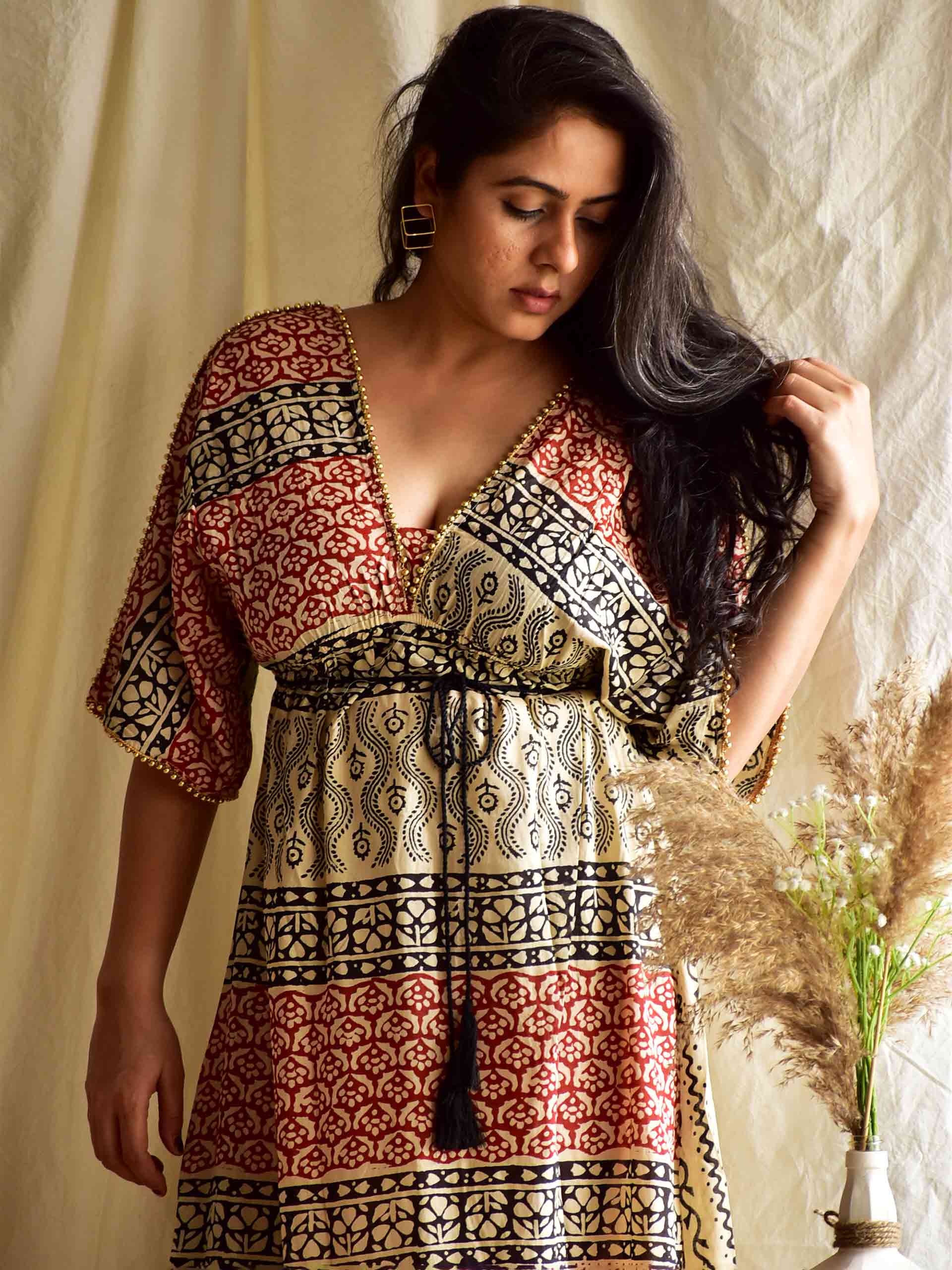 sin - two sided flared dress