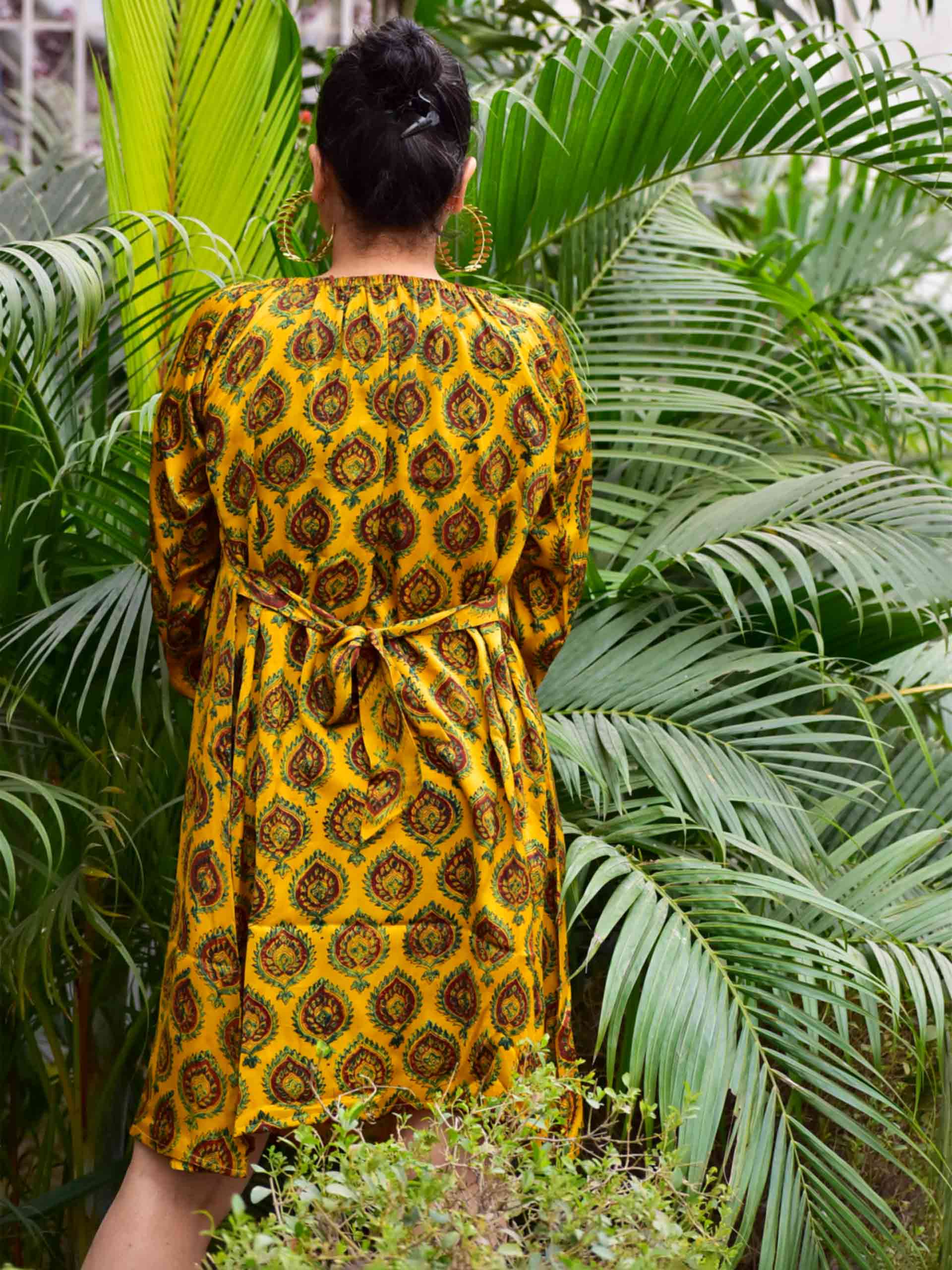 Mitwa - Ajrakh Modal Silk Dress