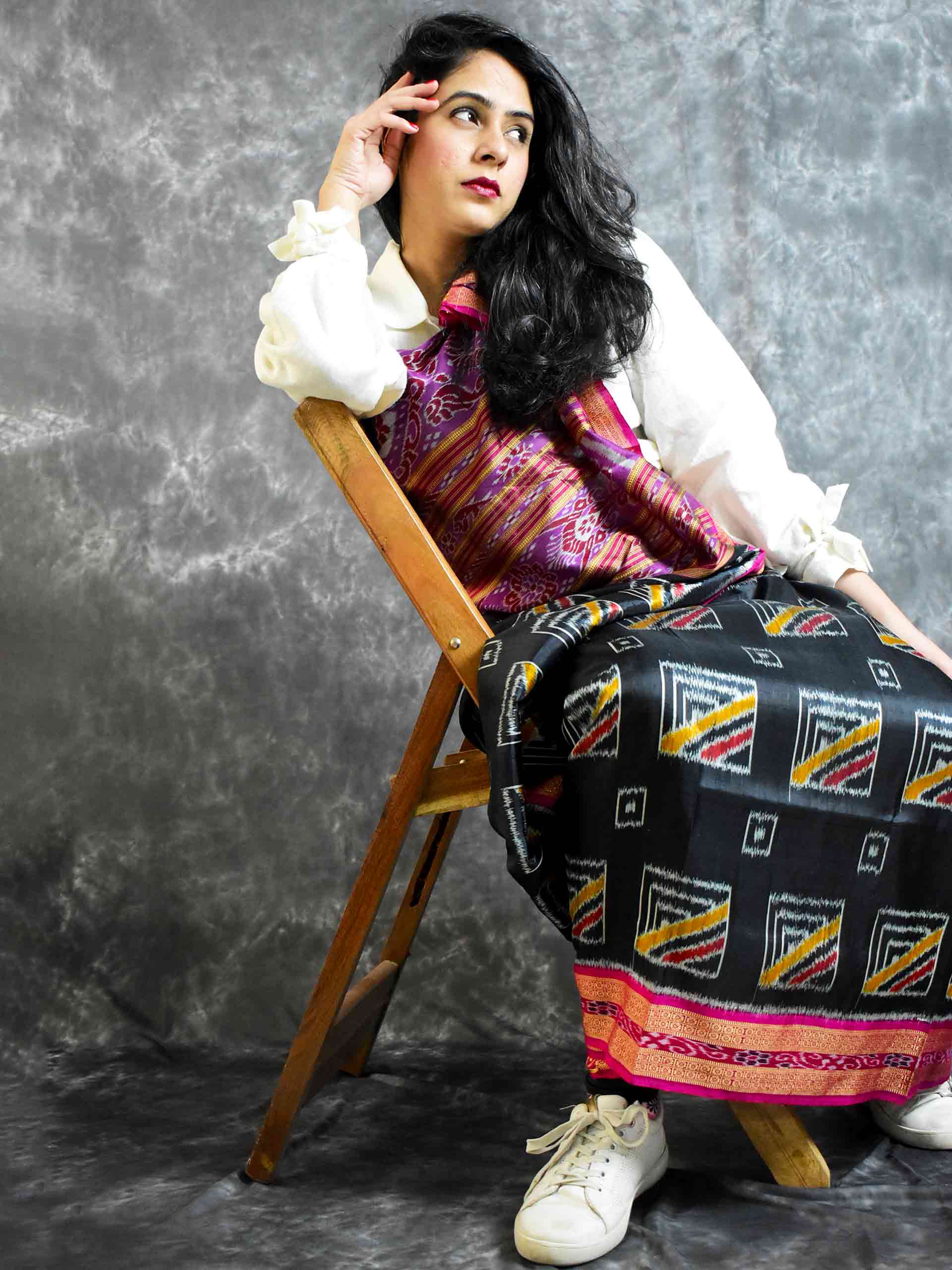 Ikkat Silk Saree Online