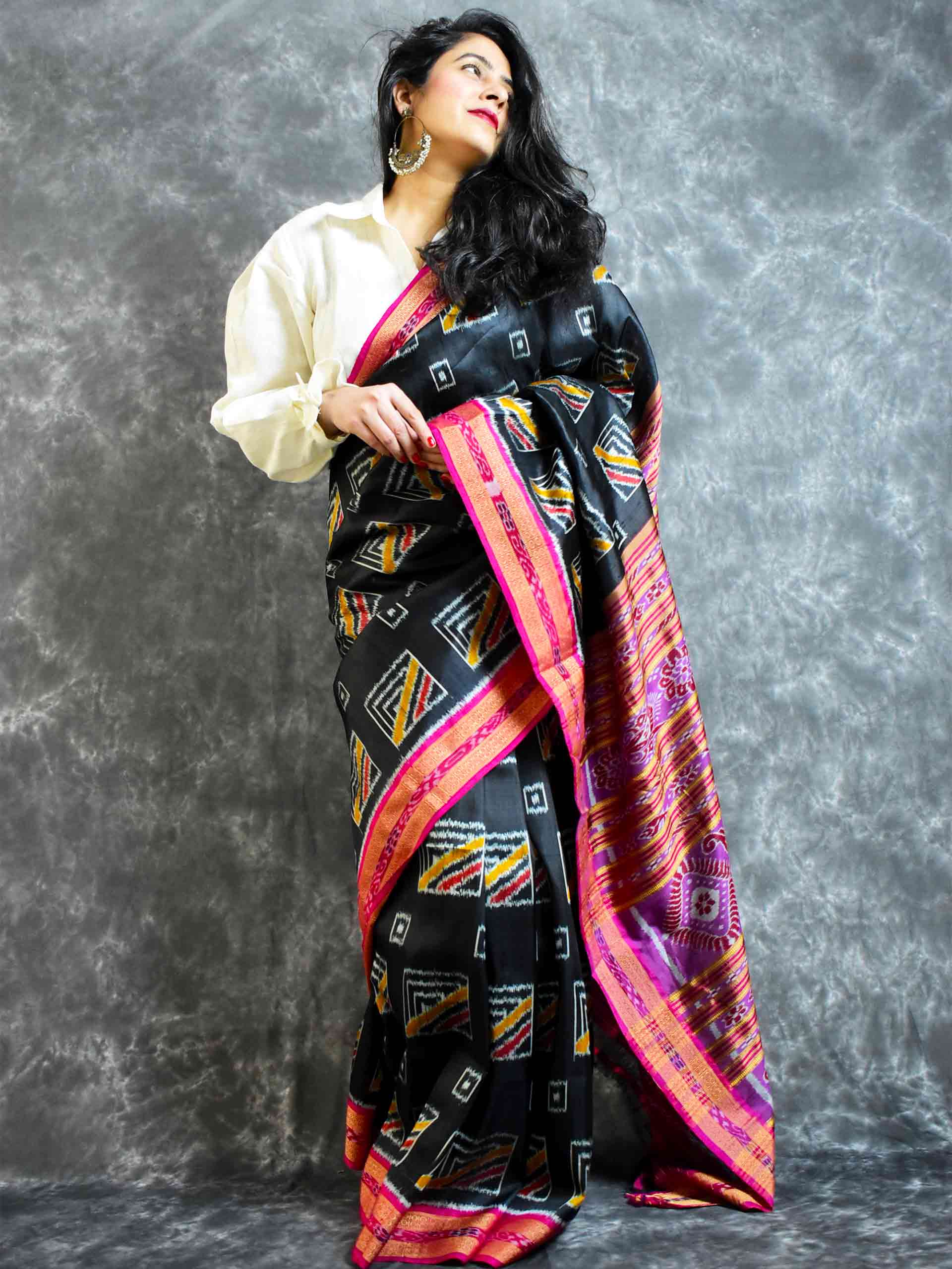 Ikkat Silk Saree Online