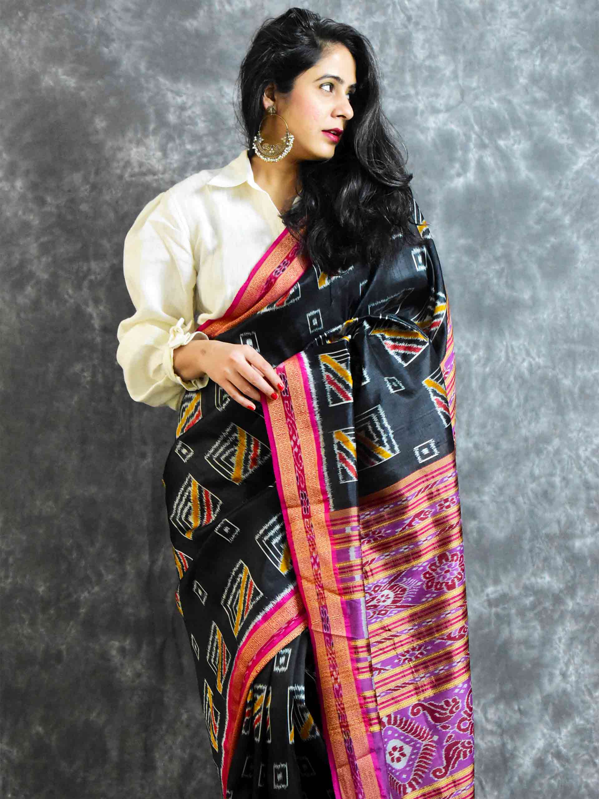 Ikkat Silk Saree Online