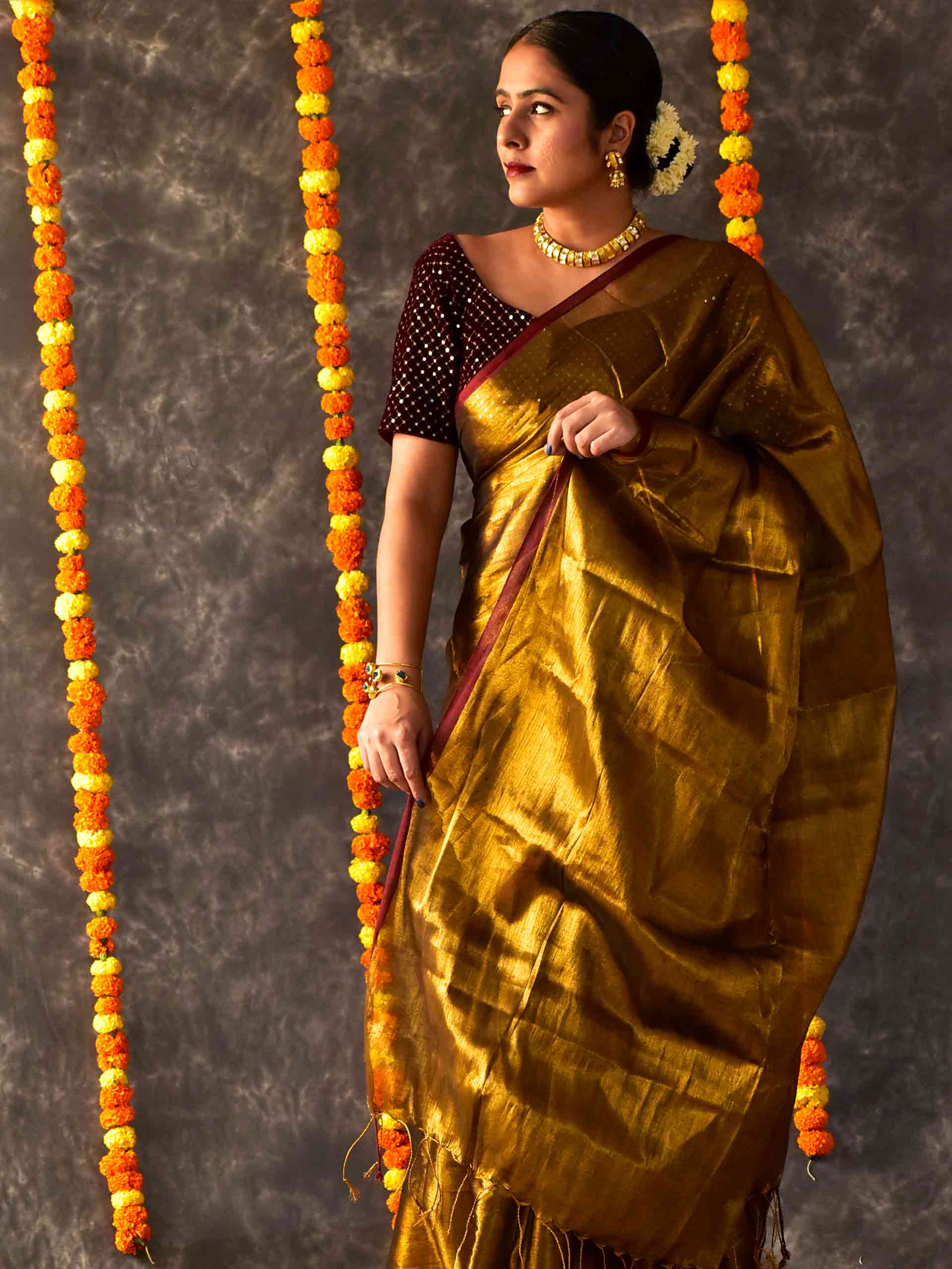 Suhaani shaam - Tissue Saree