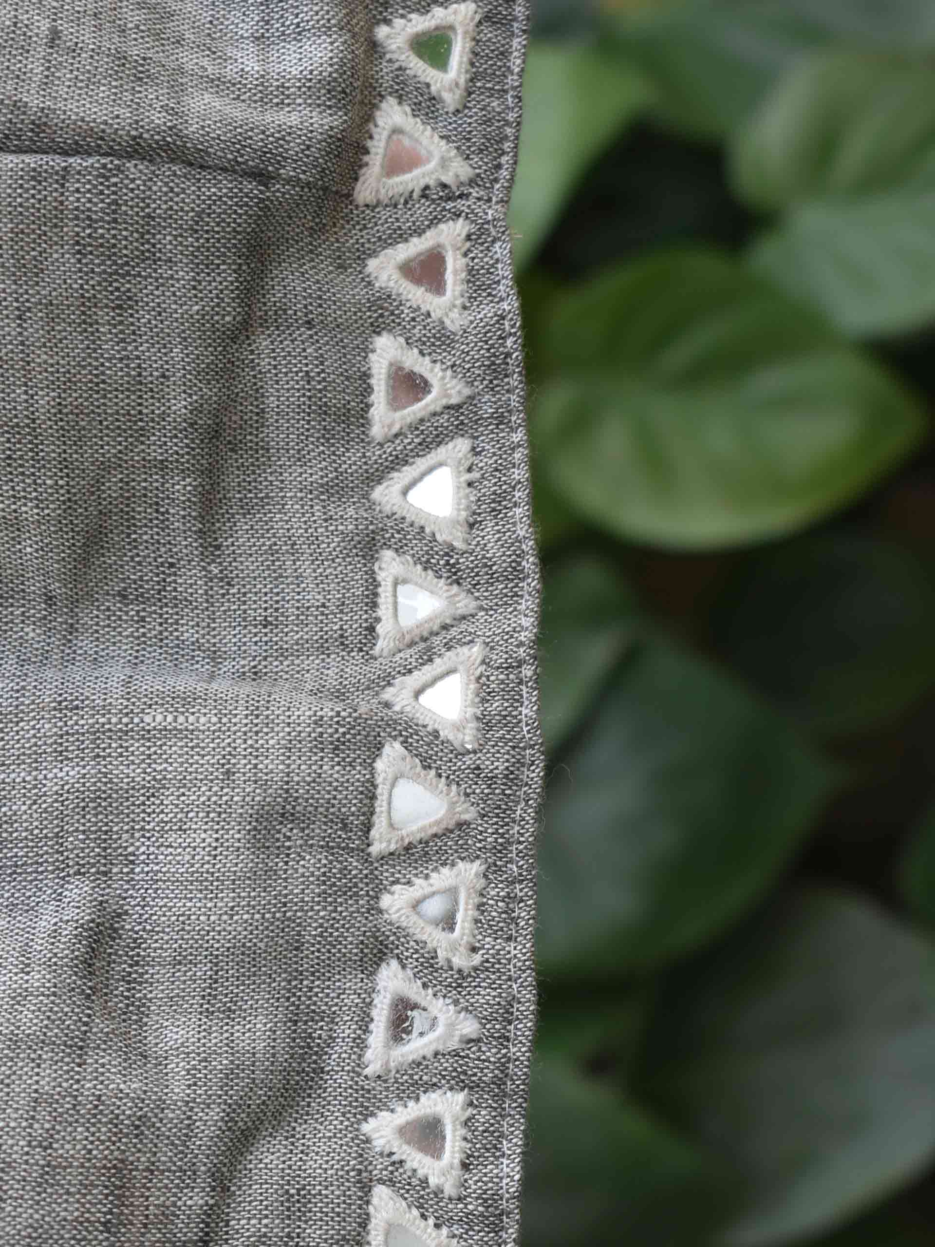 Organic Kala Cotton Kutch mirror work blouse