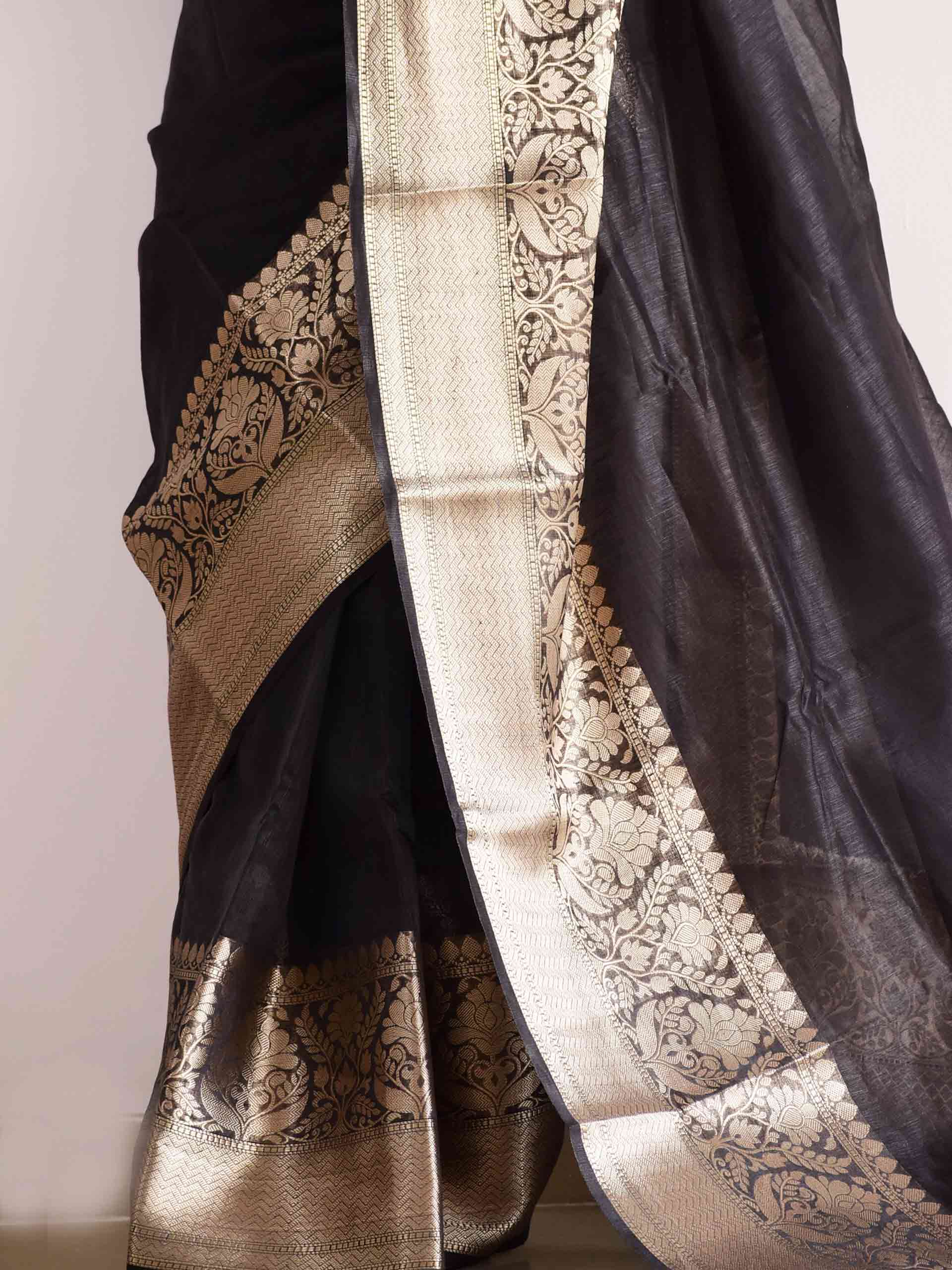 Azhagi - Linen zari Saree