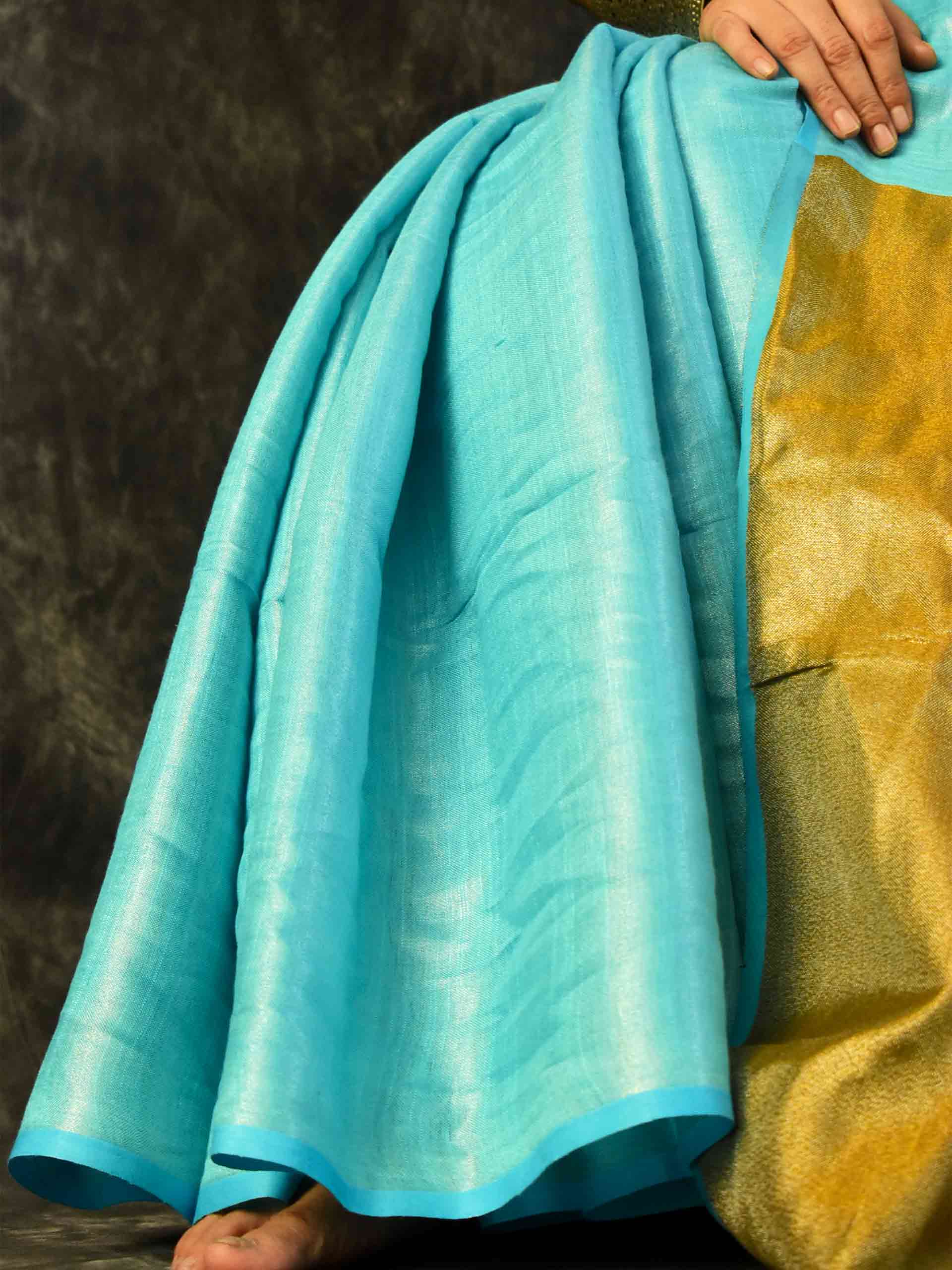 Samundar - Linen Tissue Saree