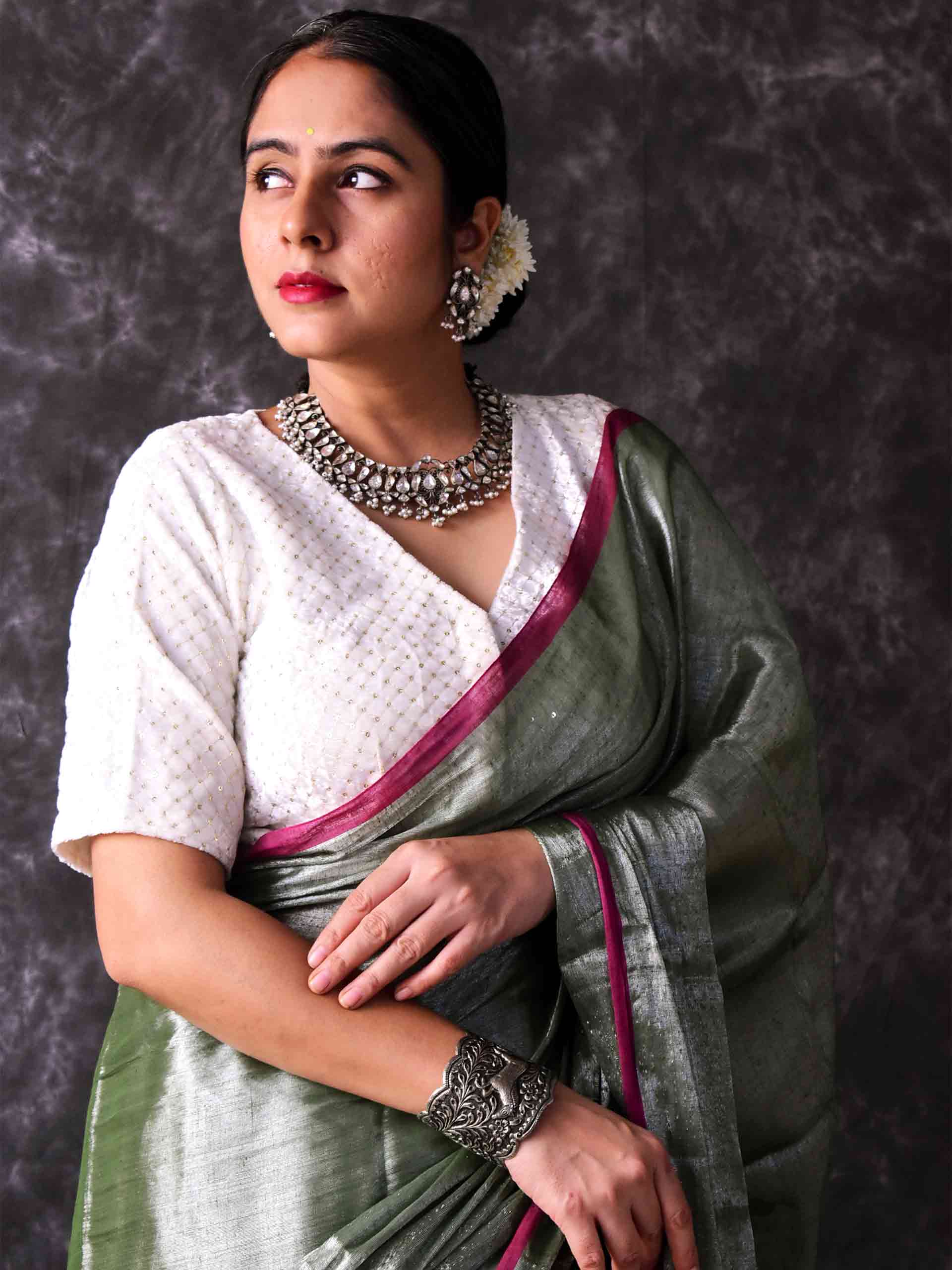 Simar - Tissue Saree