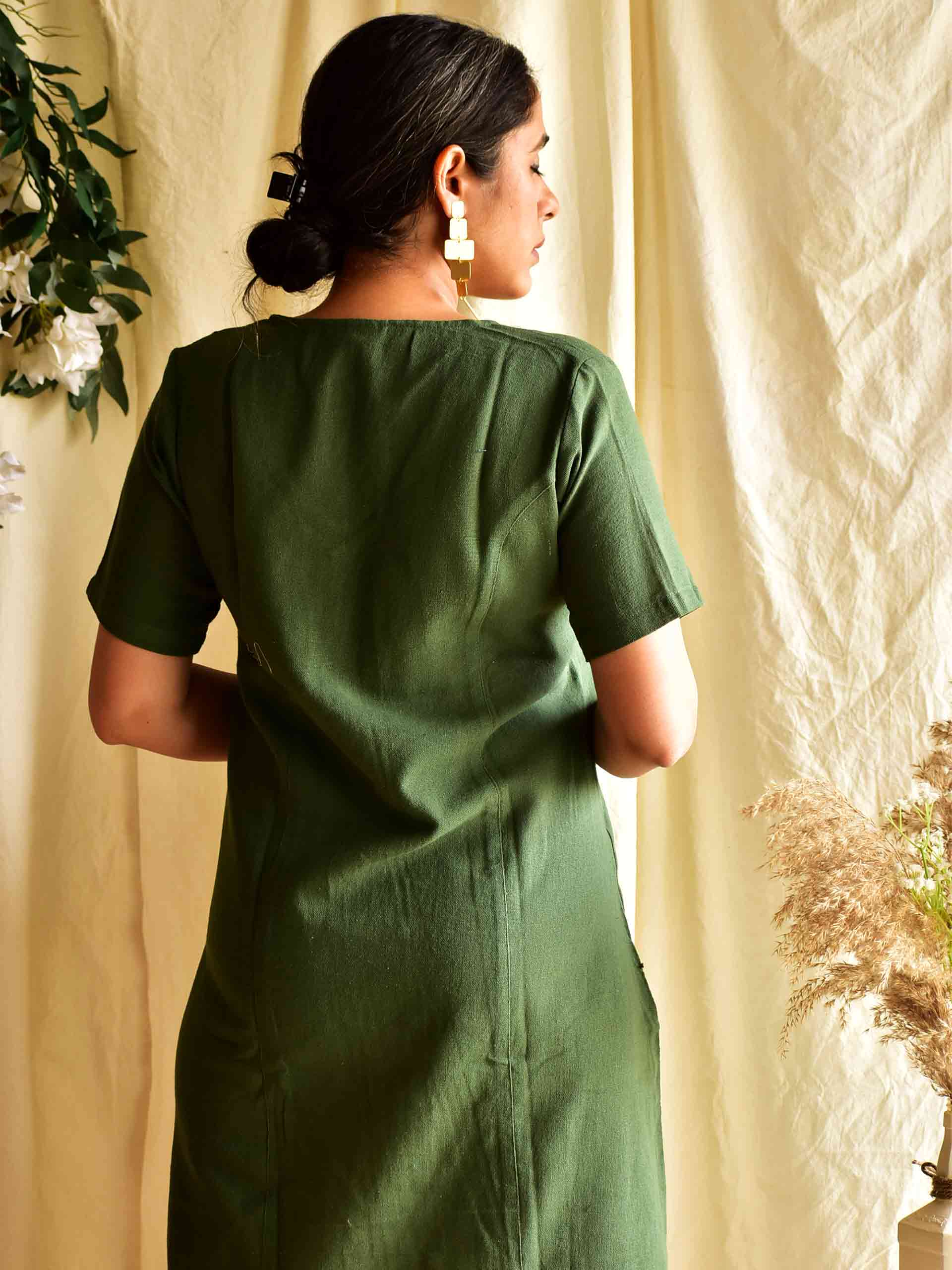 maddy - Front open short dress