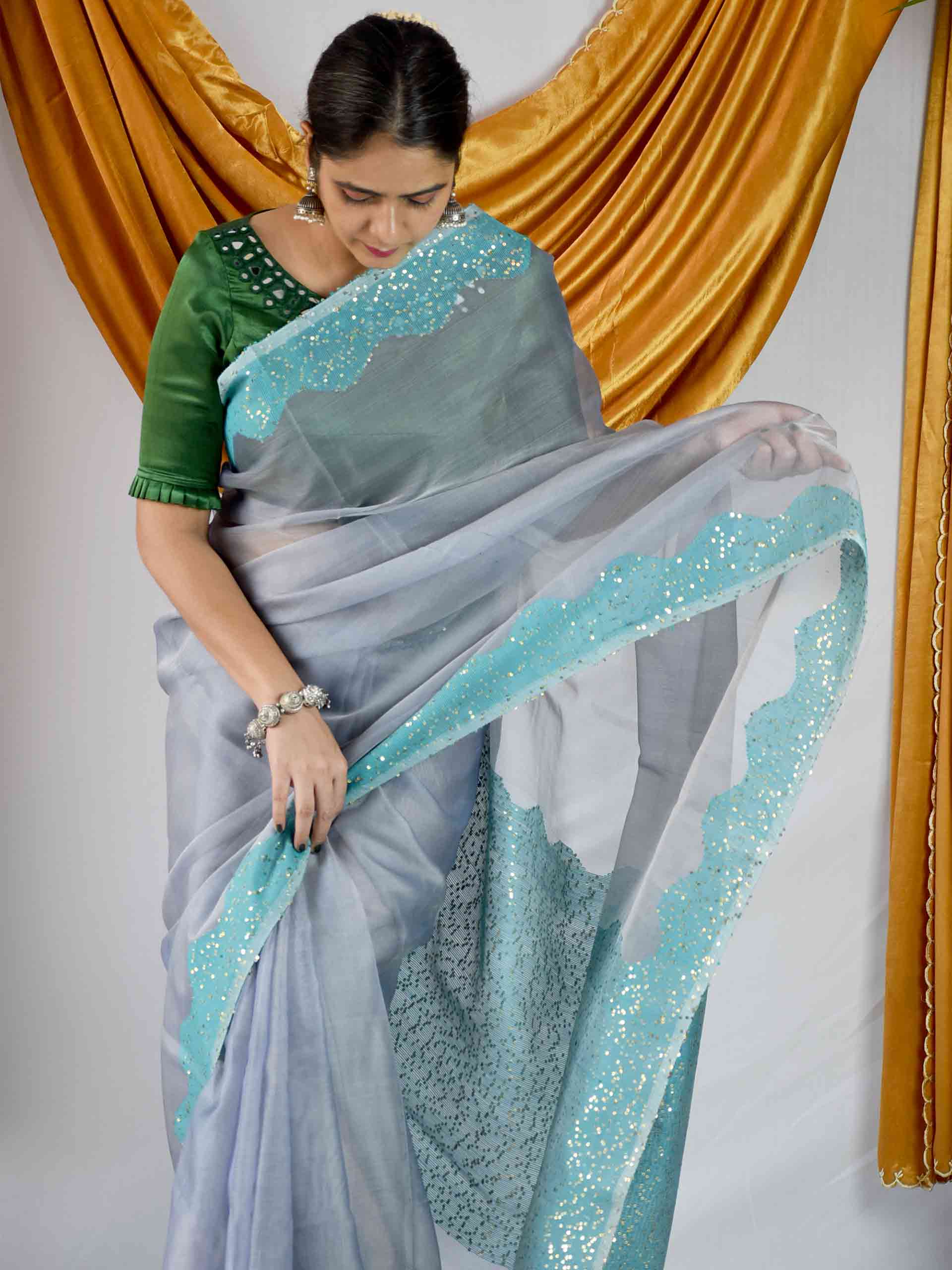 Buy Handwoven Matka silk Saree
