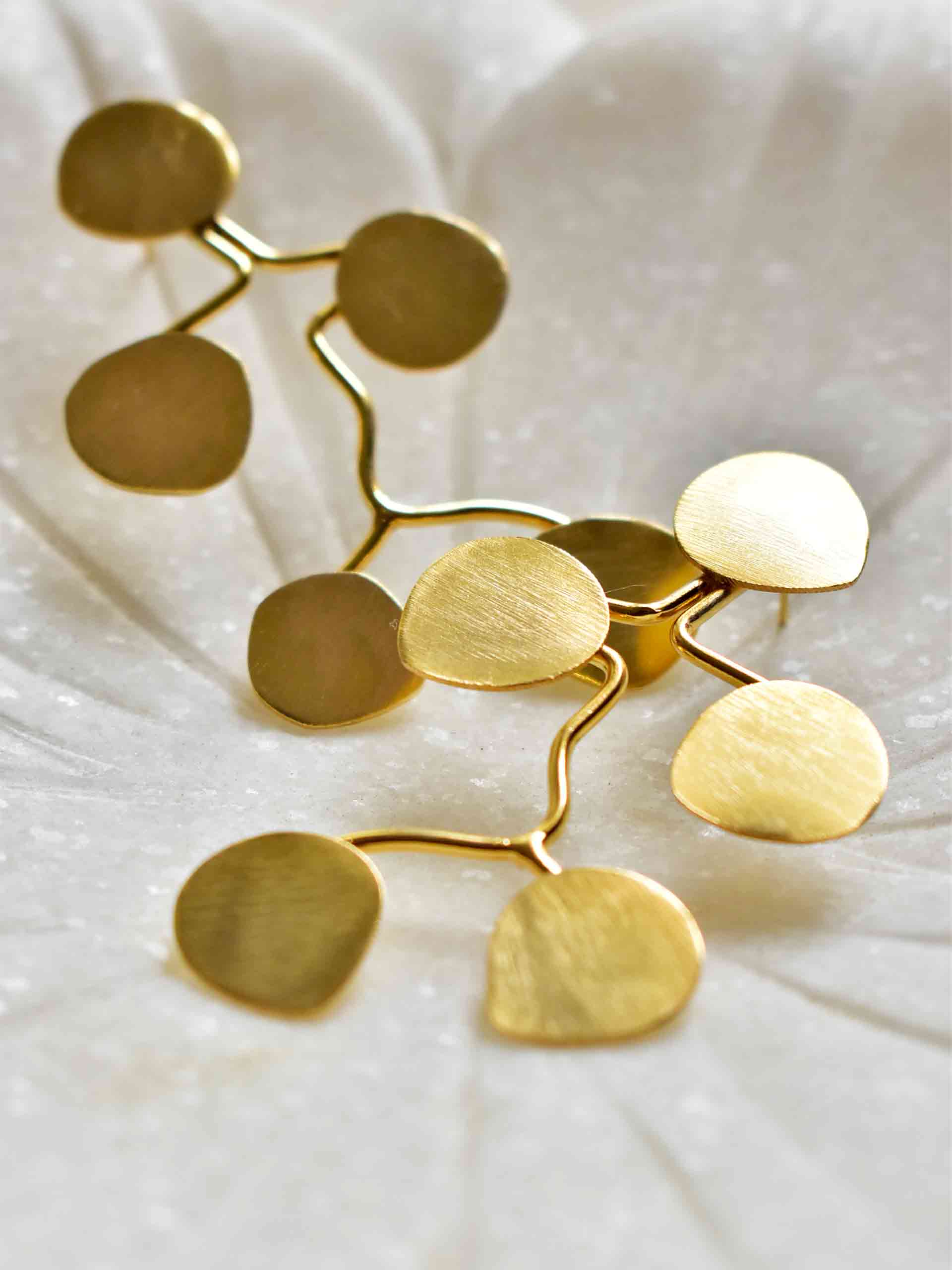 Hip - gold plated earrings