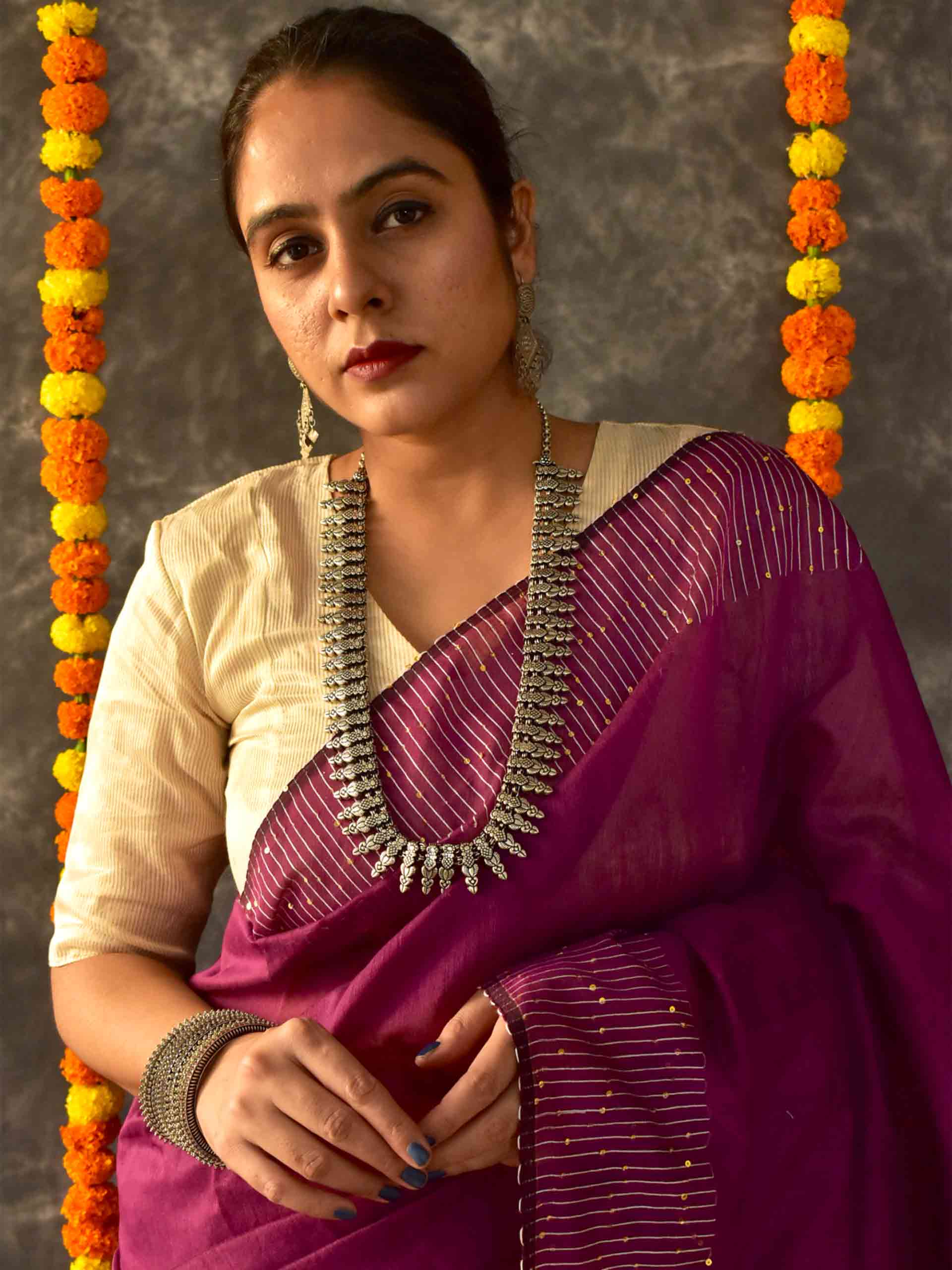 Sequin Saree