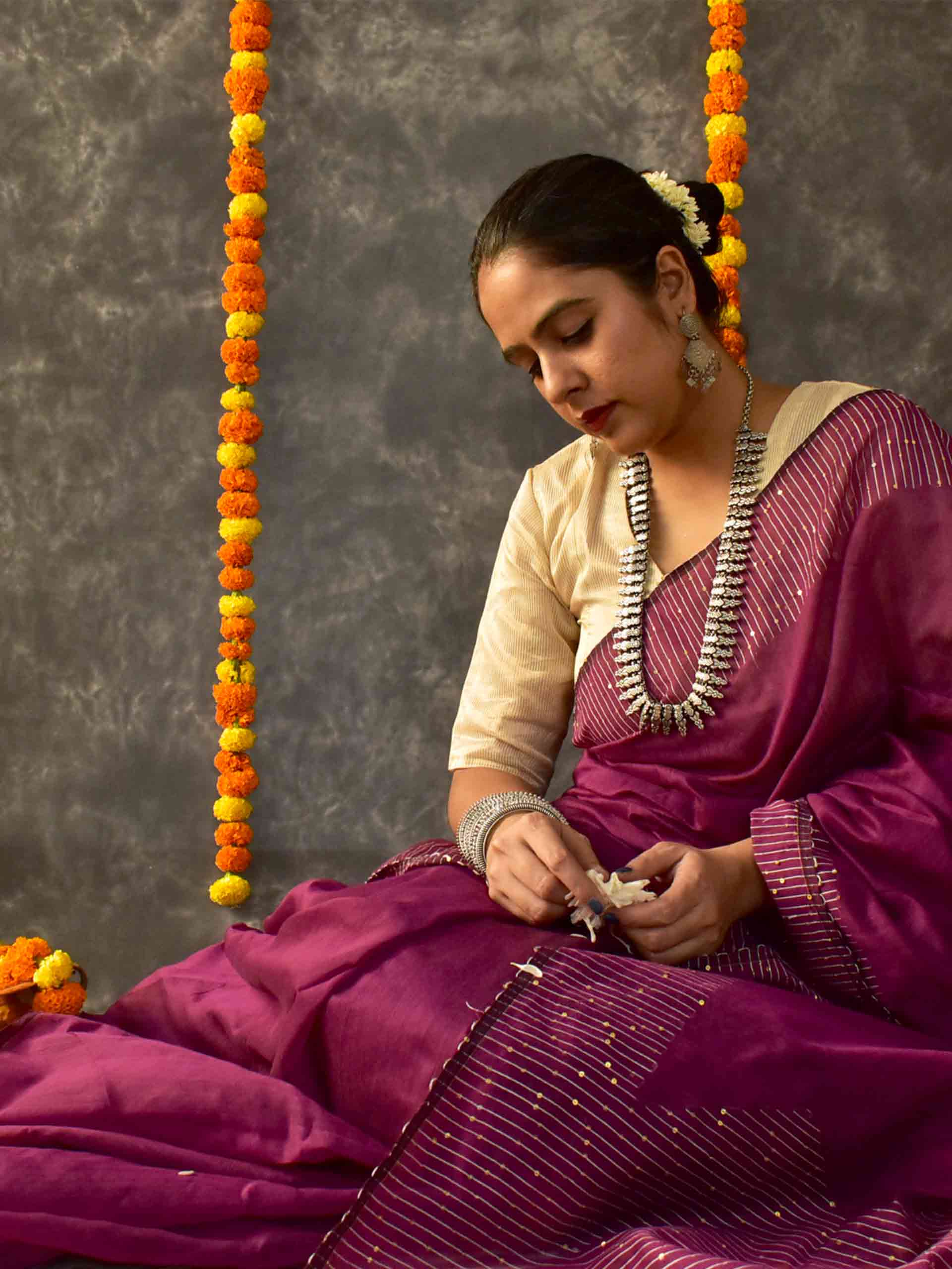 Sequin Saree