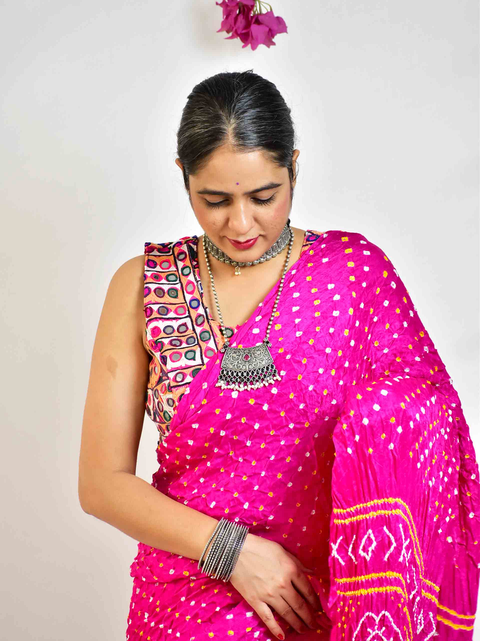Gumaan - Rai Bandhej zari pallu Gajji Silk Saree