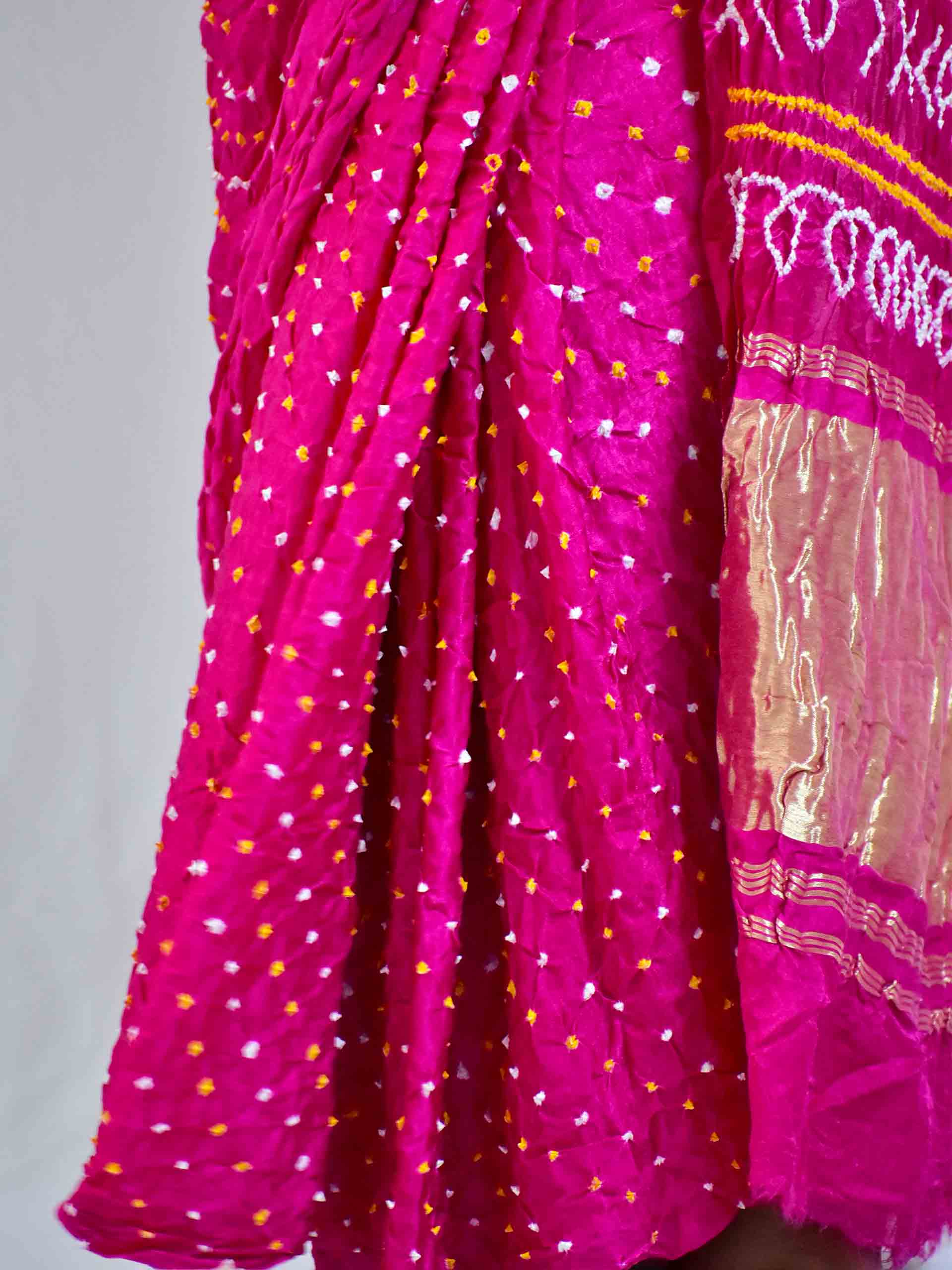 Gumaan - Rai Bandhej zari pallu Gajji Silk Saree