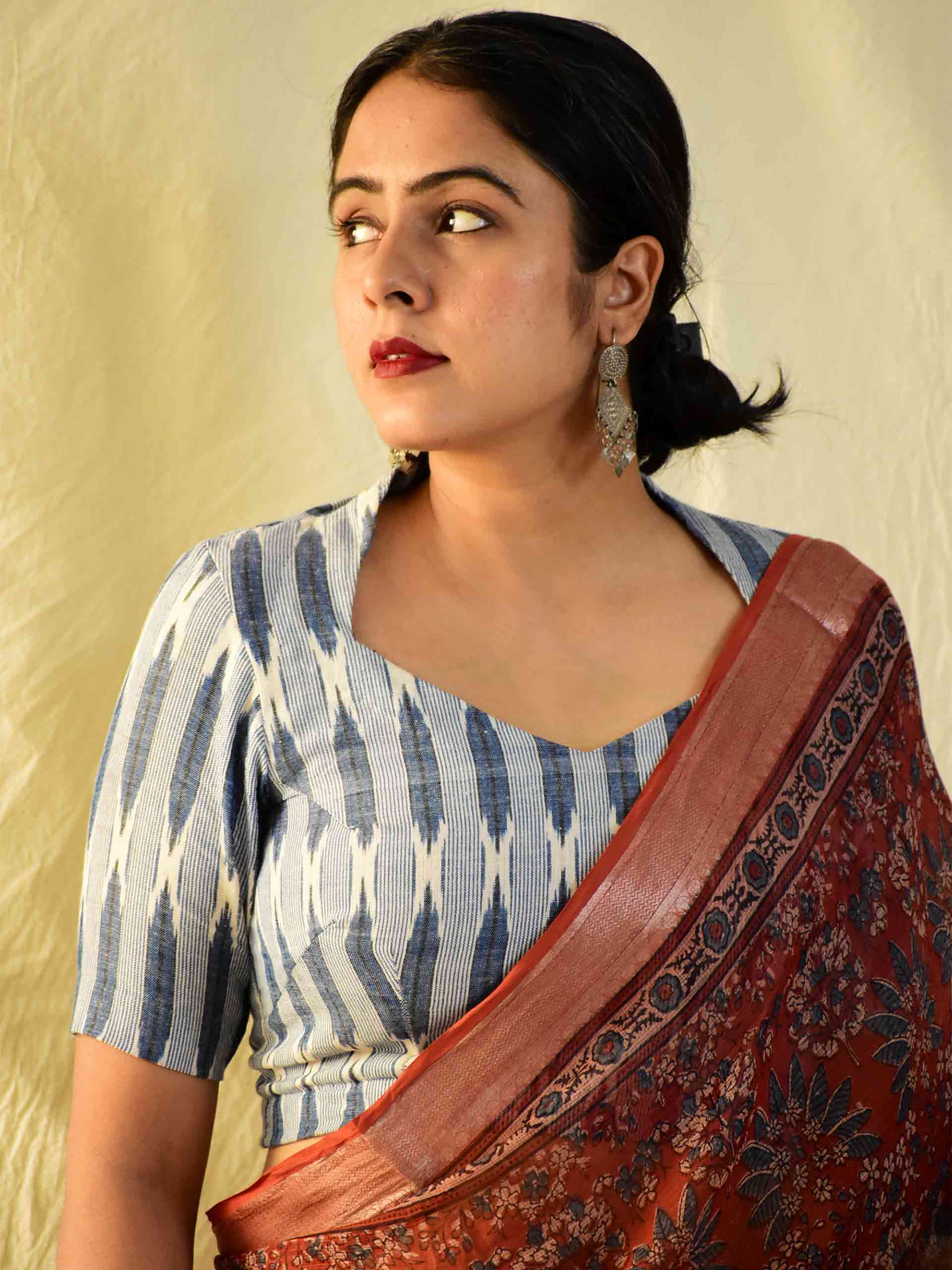 Ikat Handwoven Blouse