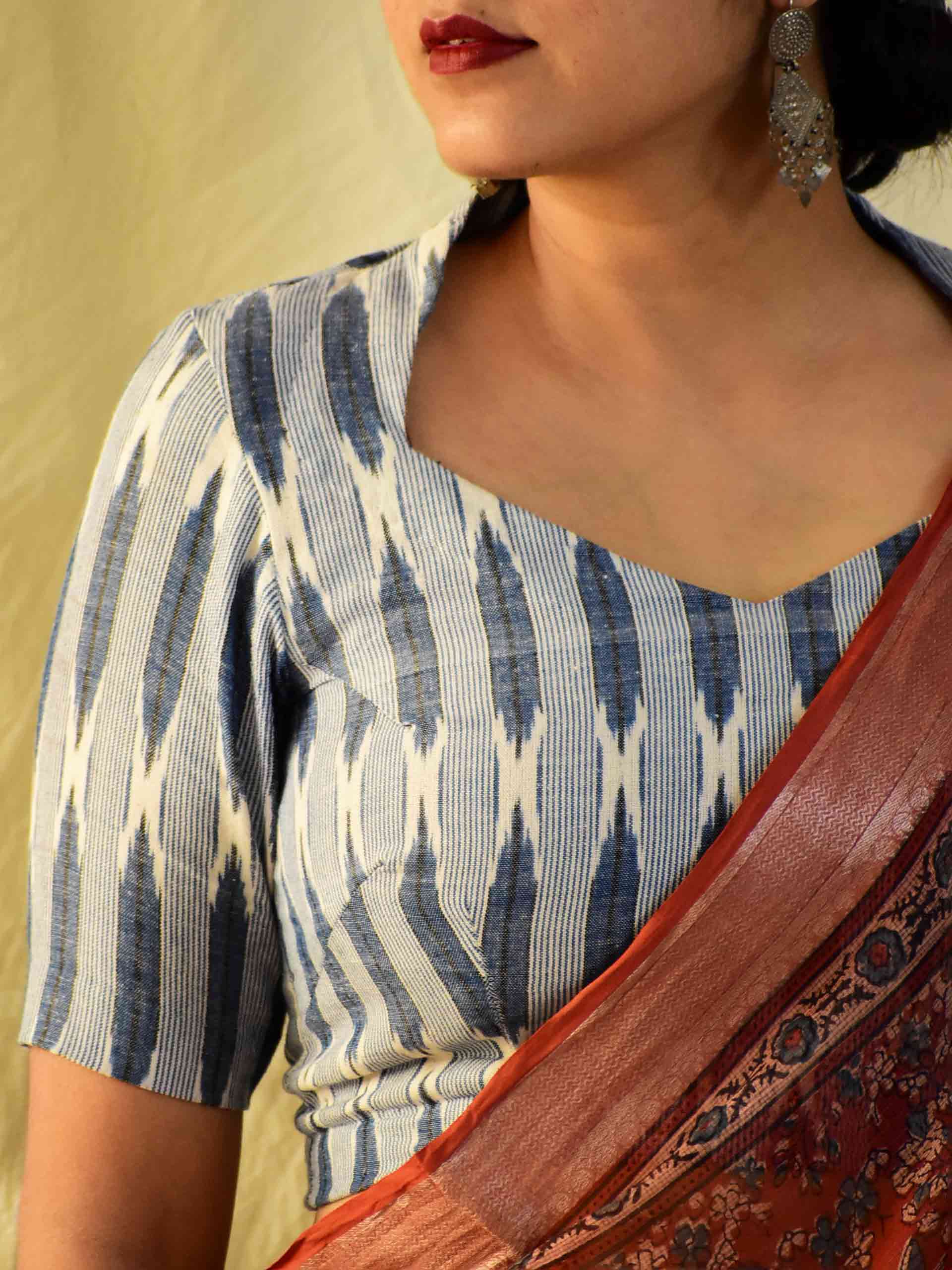 Ikat Handwoven Blouse