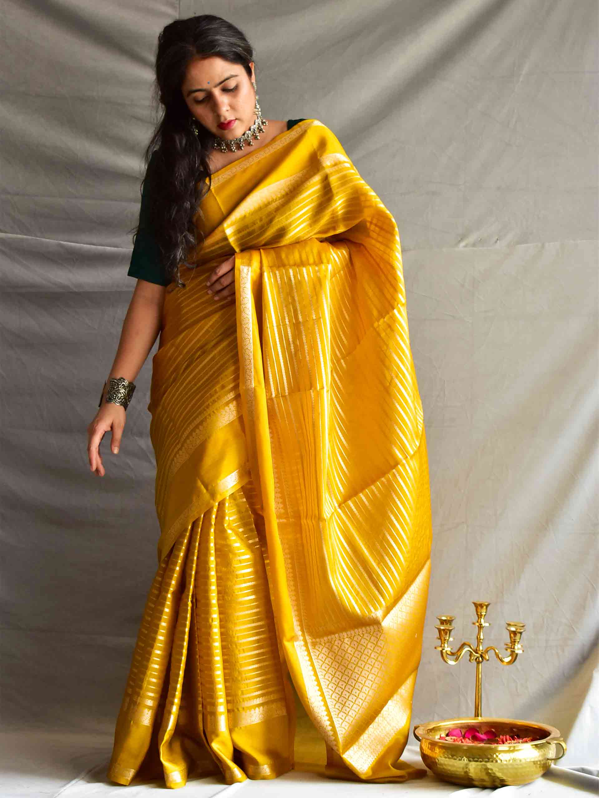 UD024 - Kasturii Chanderi saree