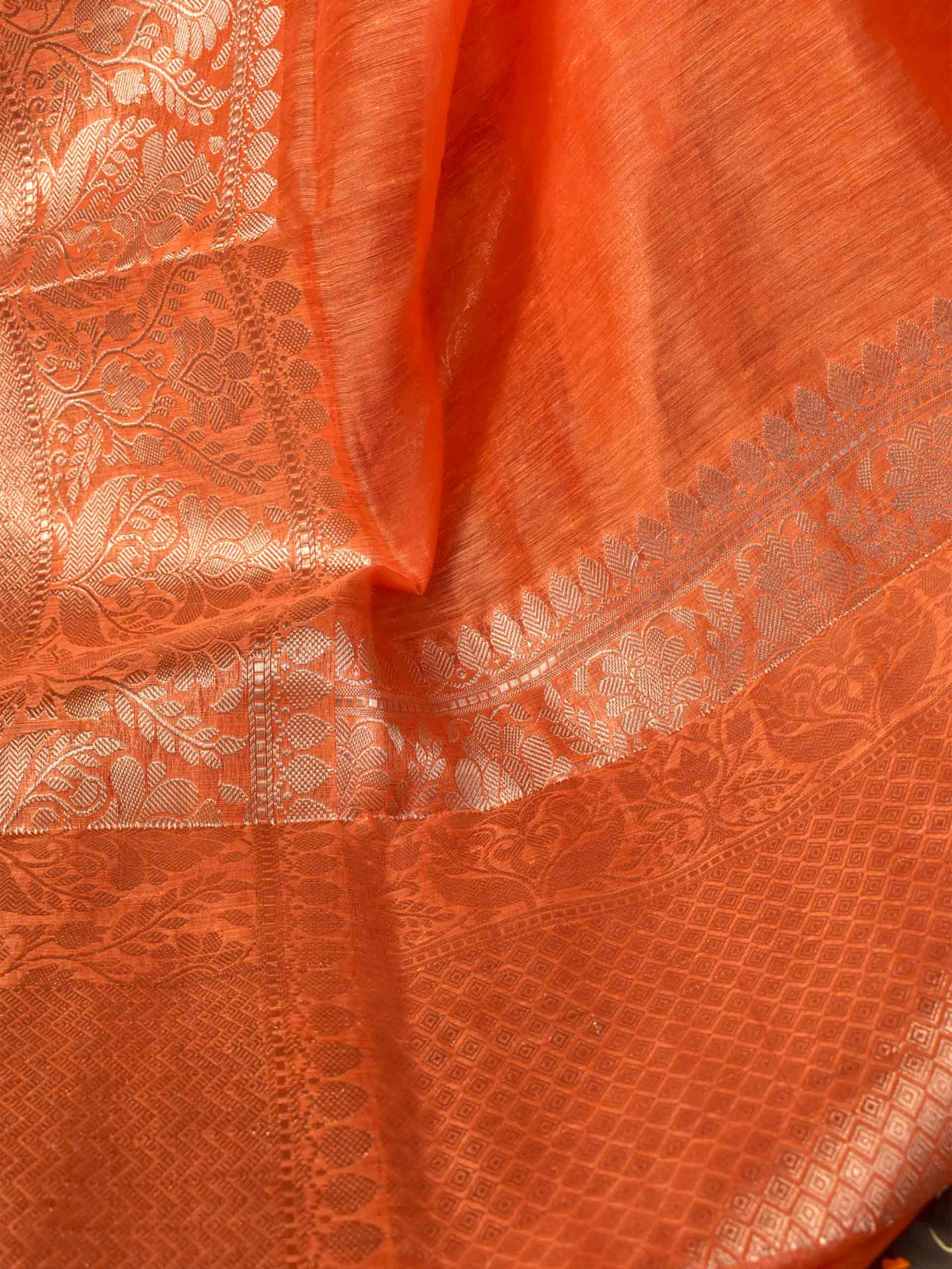 Narang - Linen Zari Saree