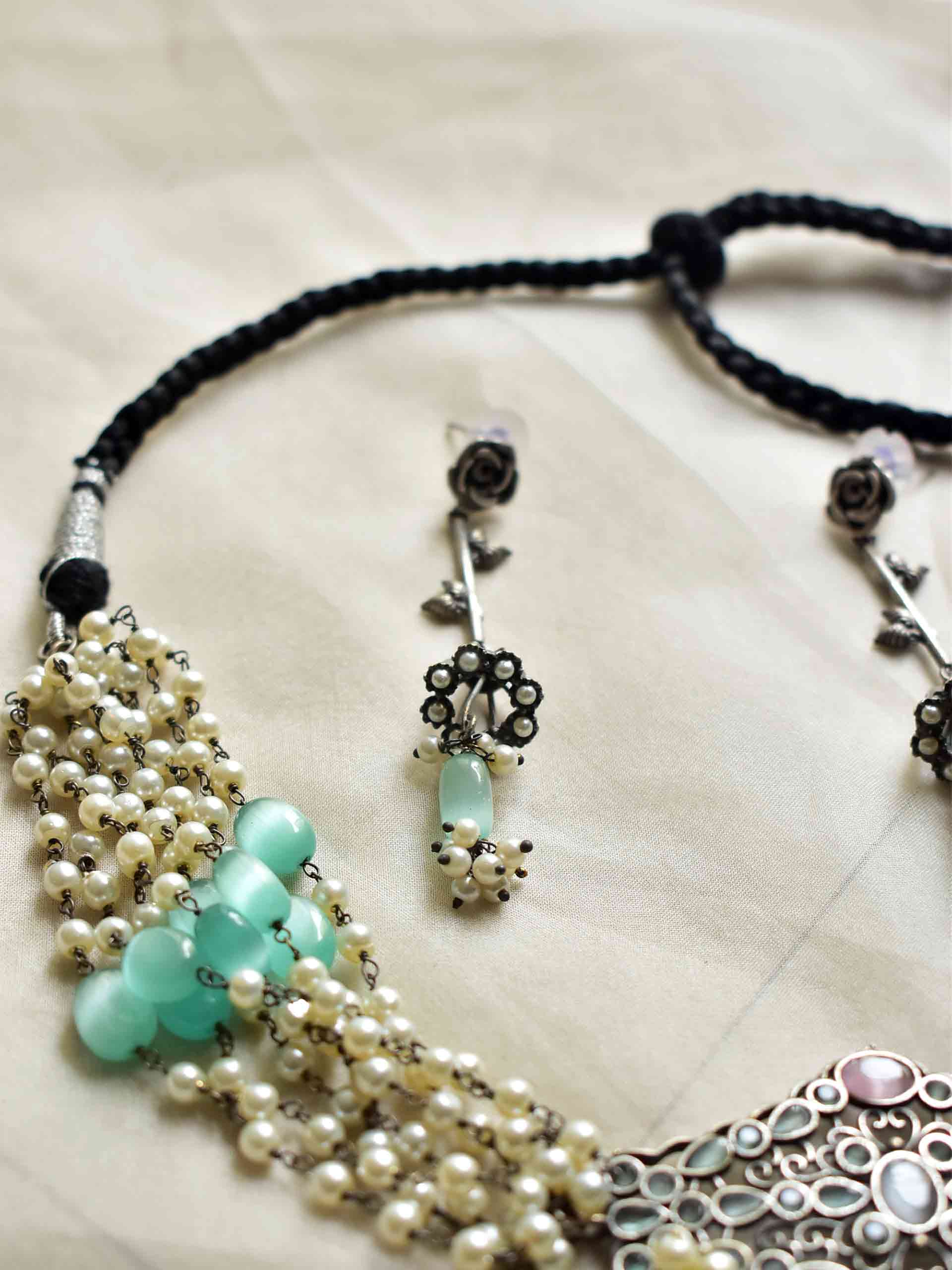 Pastels Mughal - choker set