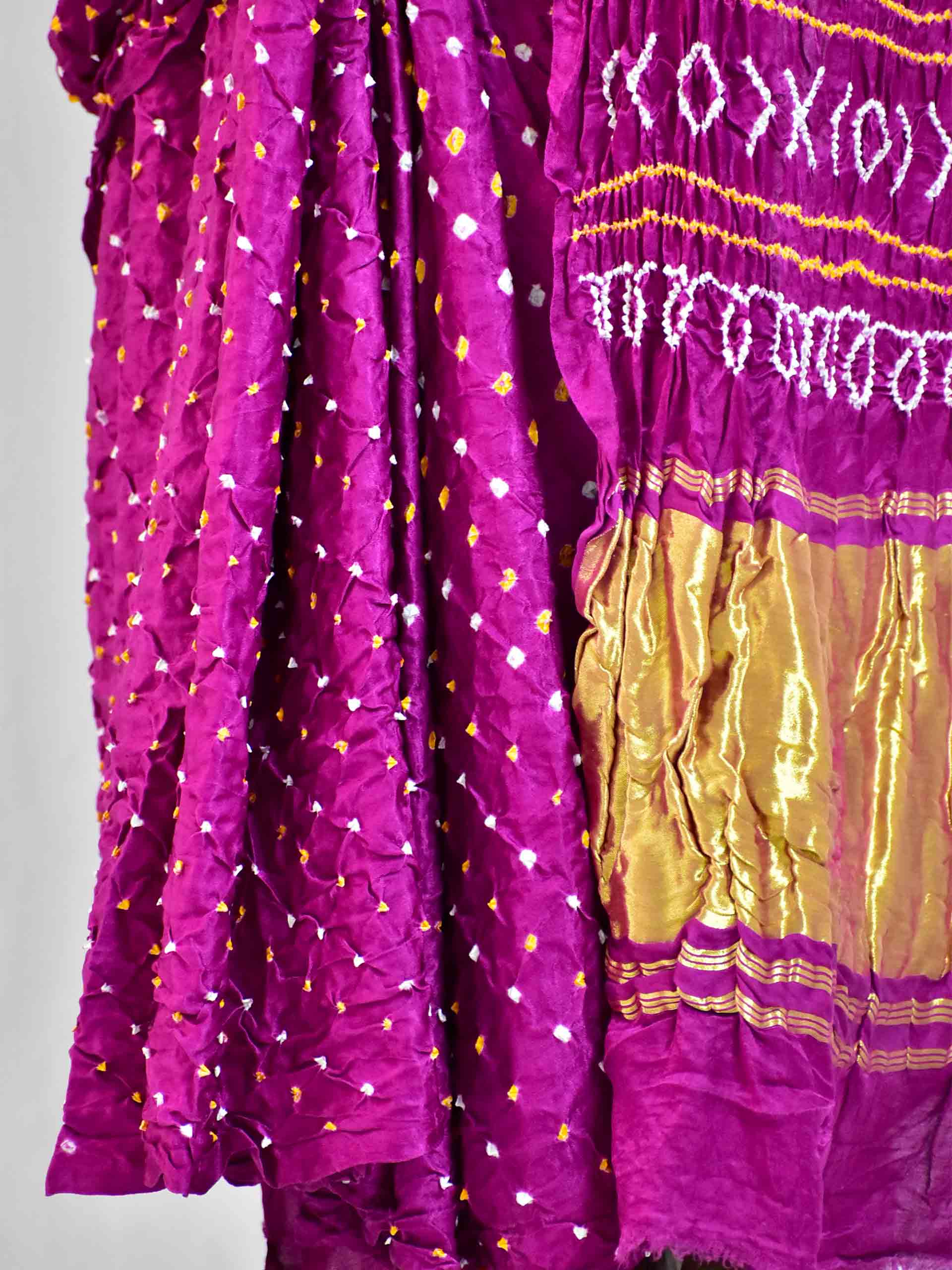 Hasi - Rai Bandhej zari pallu Gajji Silk Saree
