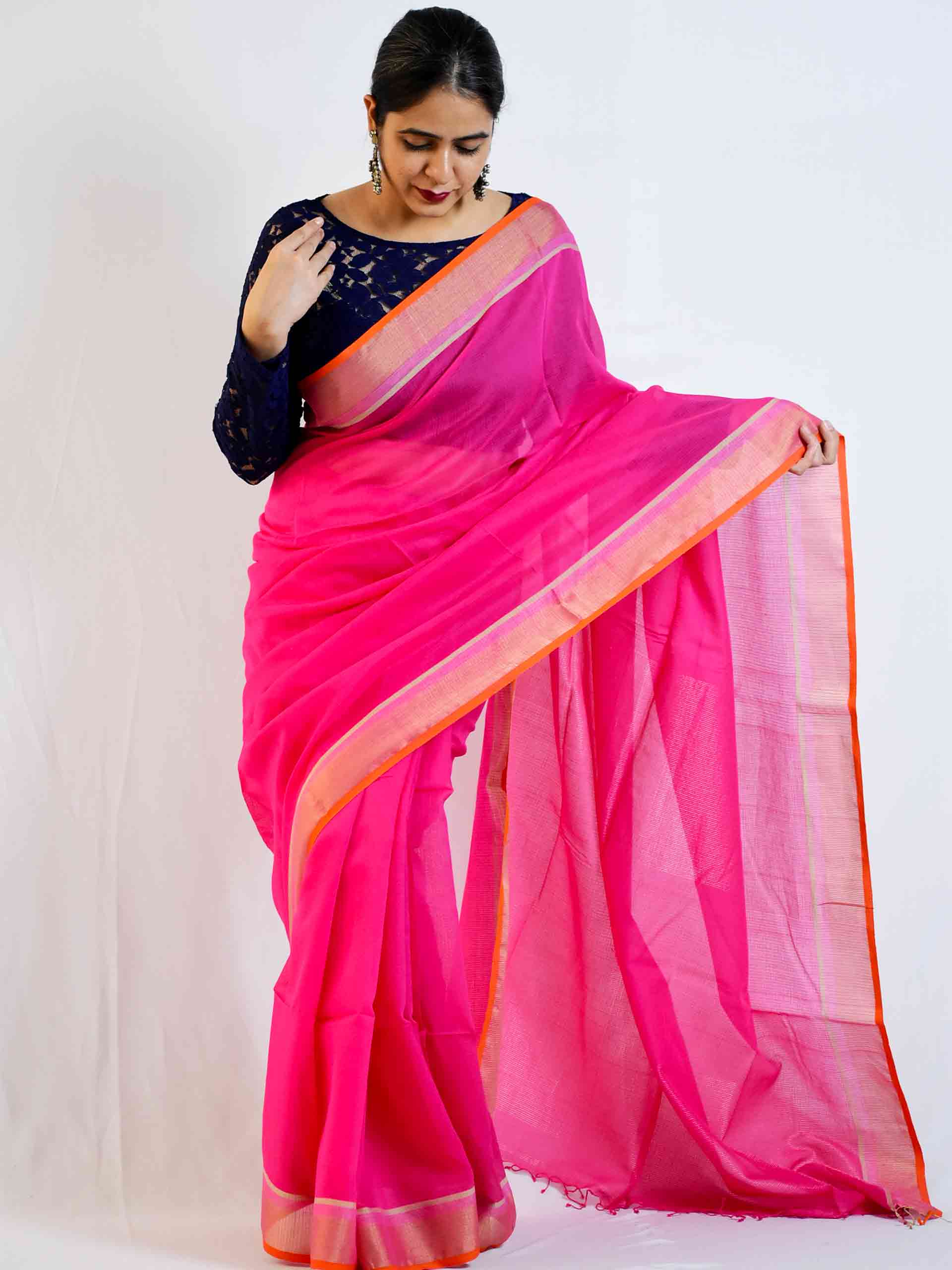 Buy Bengal handloom Zari Kota saree