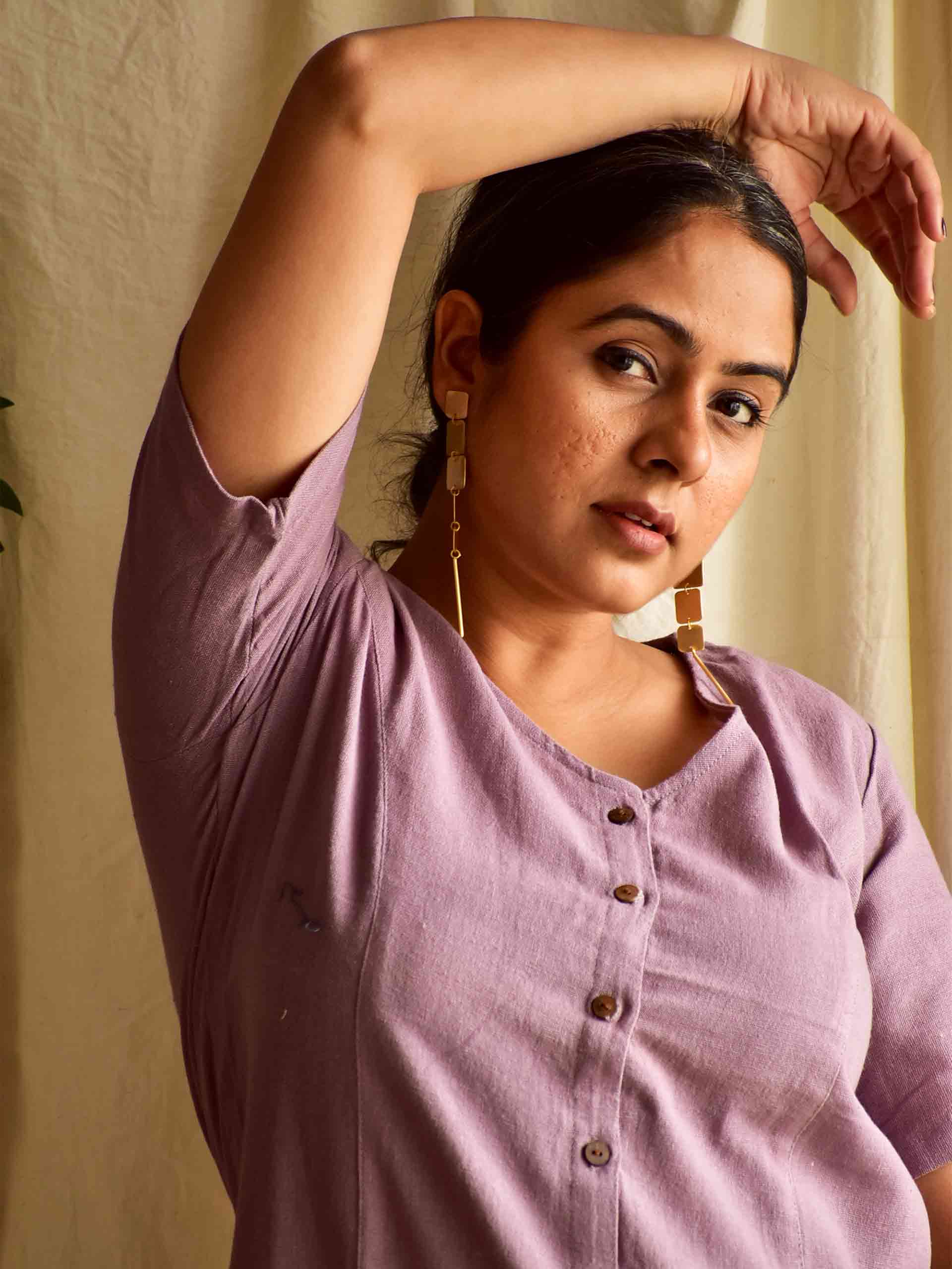 latina - Front open short dress