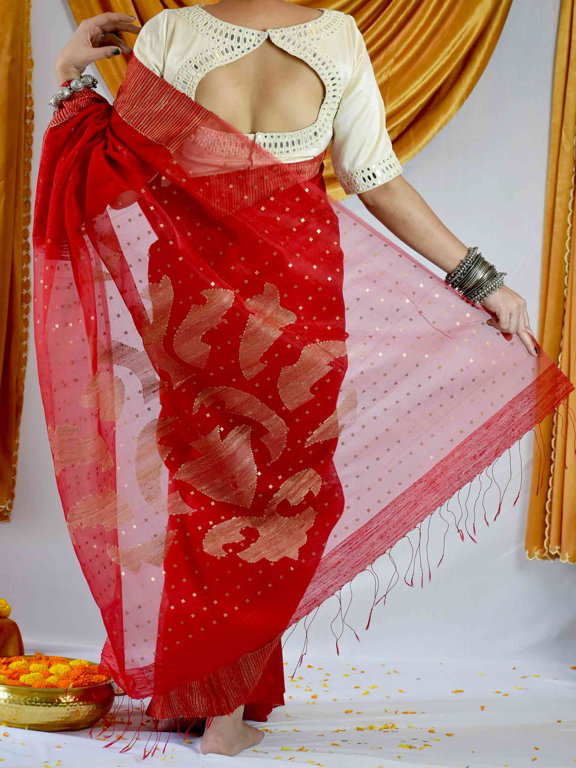 Buy Matka Silk saree Online