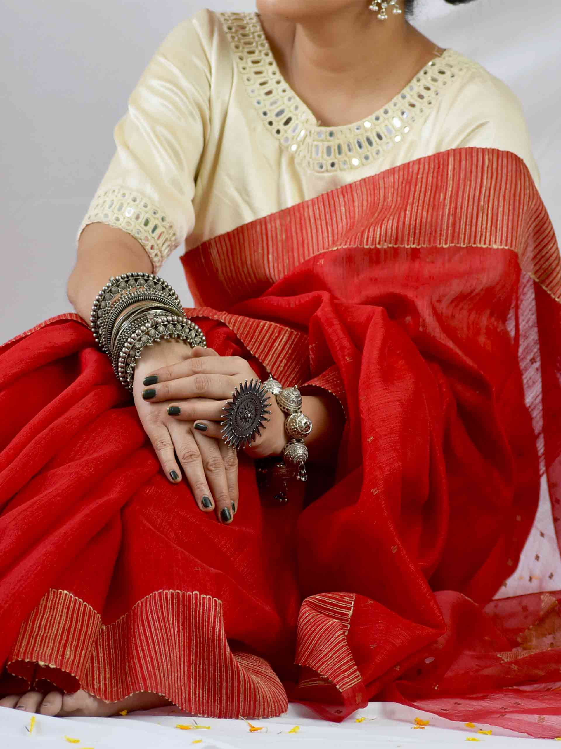 Buy Matka Silk saree Online