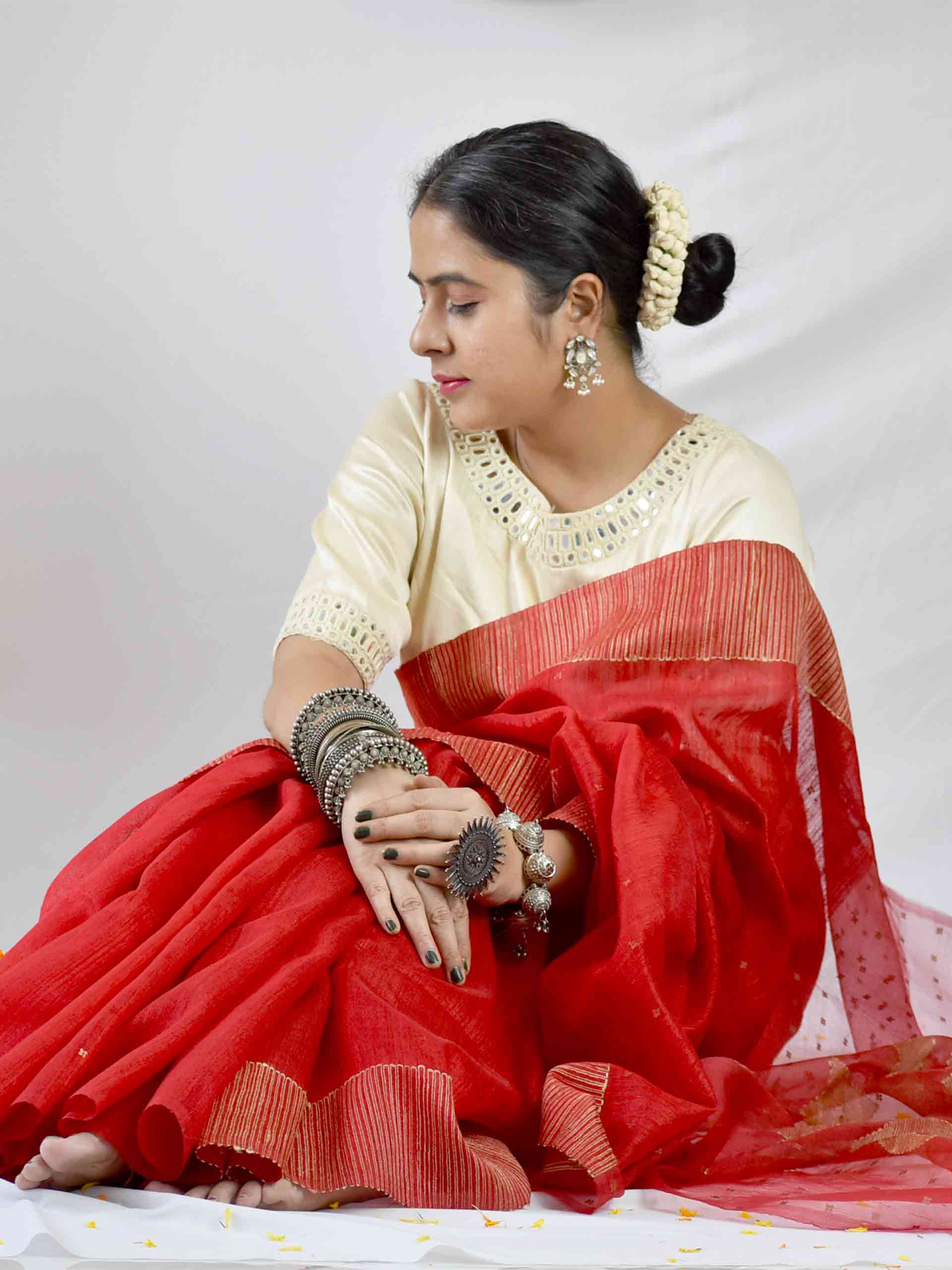 Buy Matka Silk saree Online