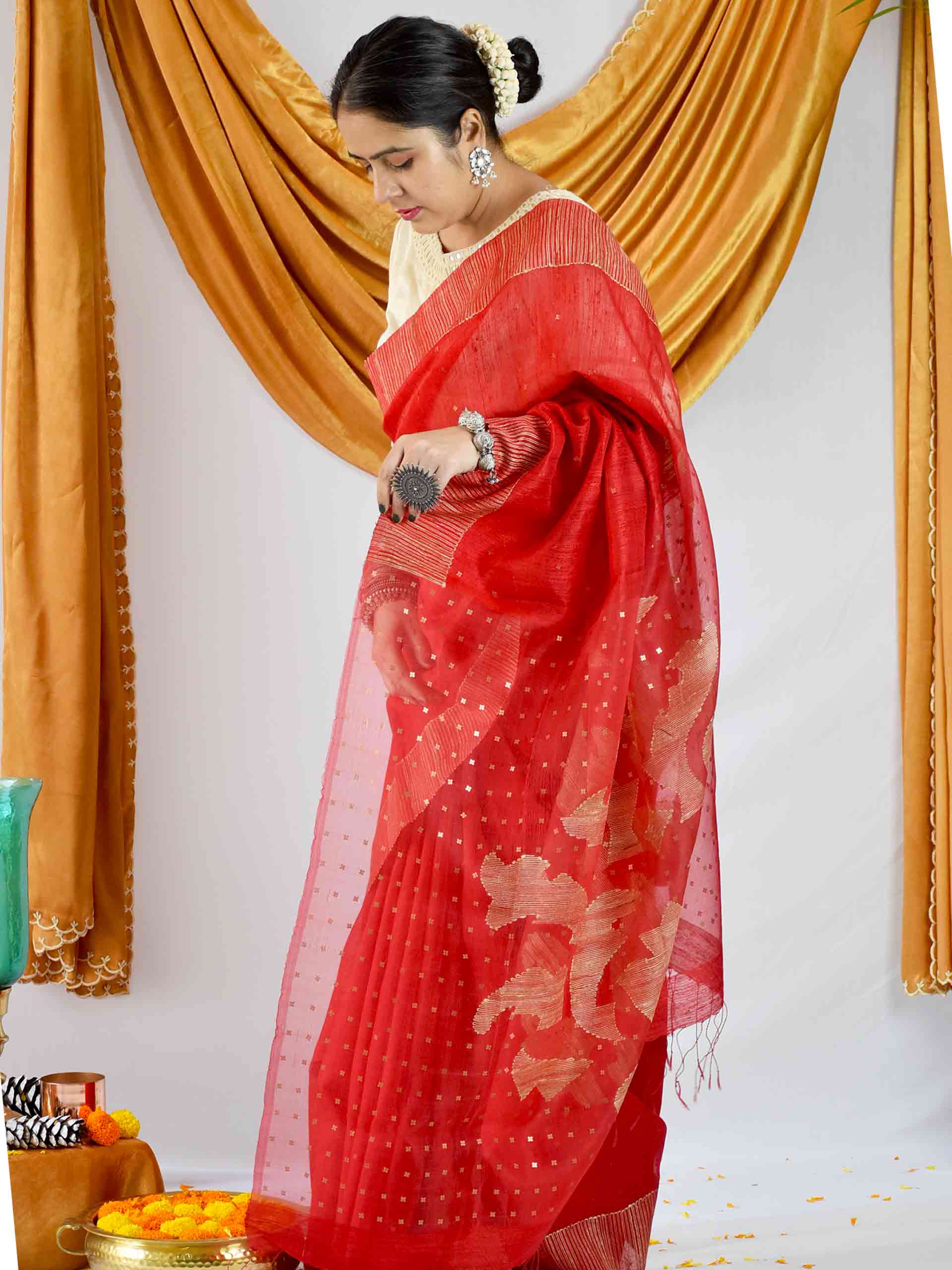 Buy Matka Silk saree Online