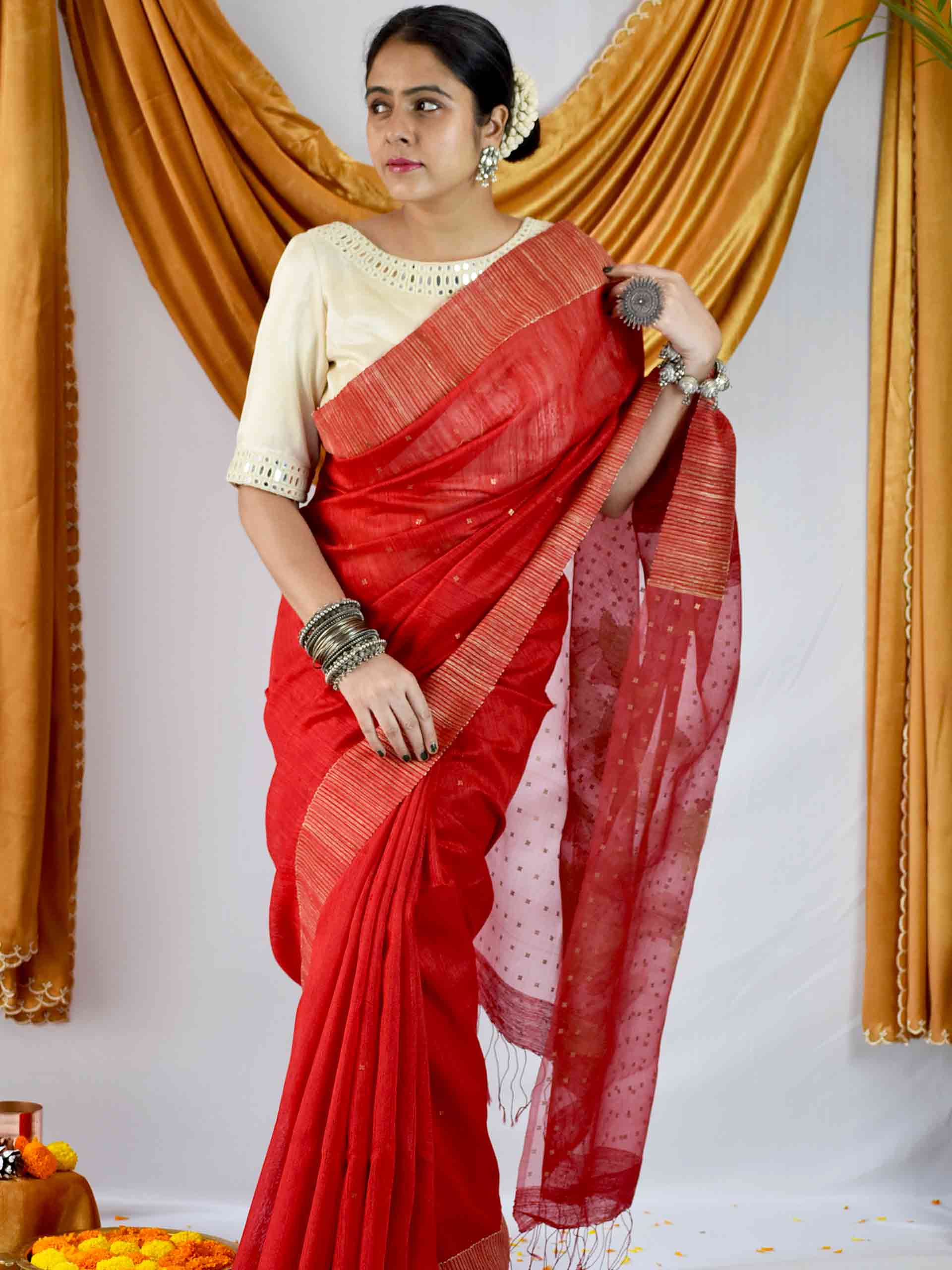 Buy Matka Silk saree Online