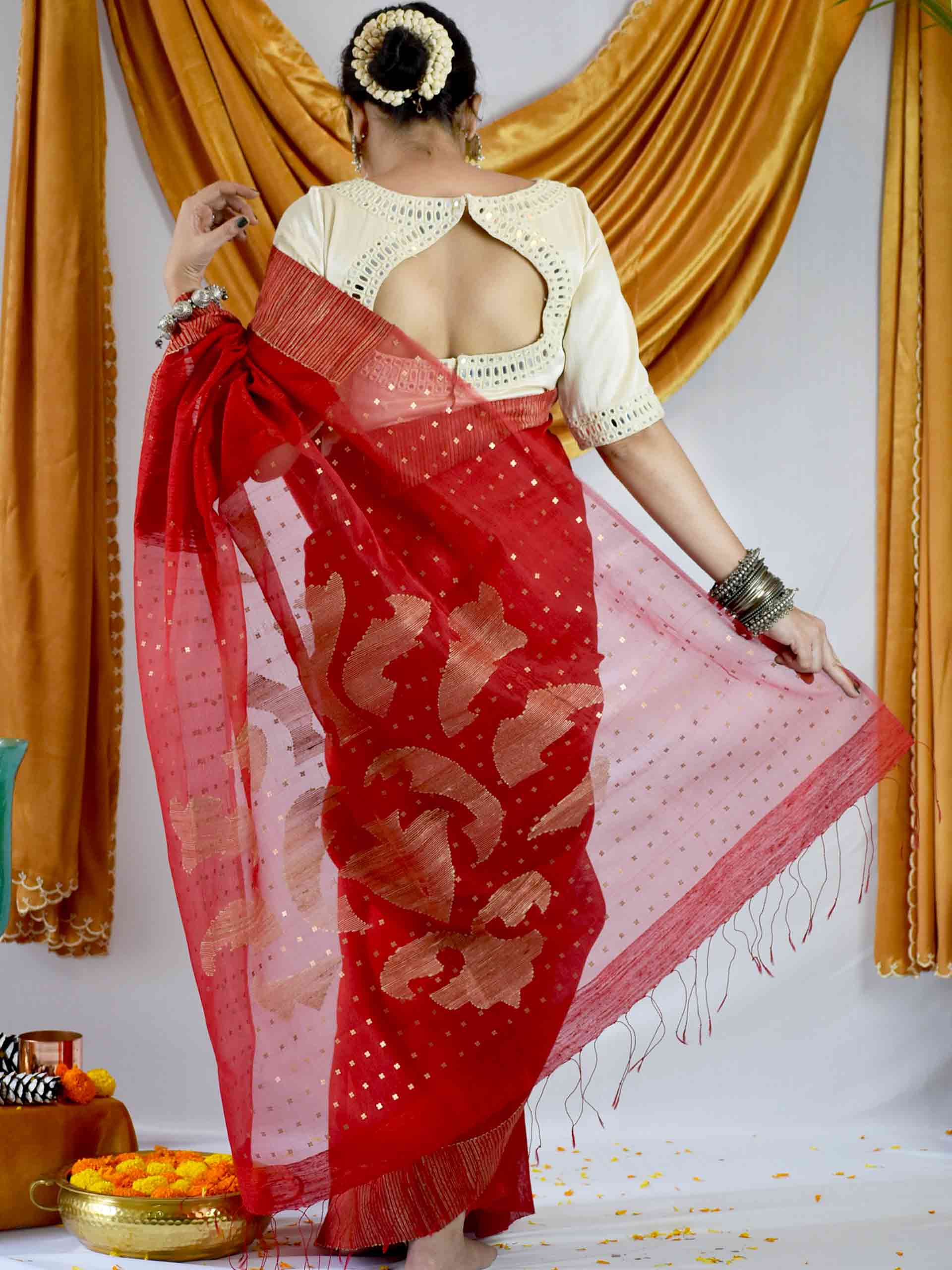 Buy Matka Silk saree Online