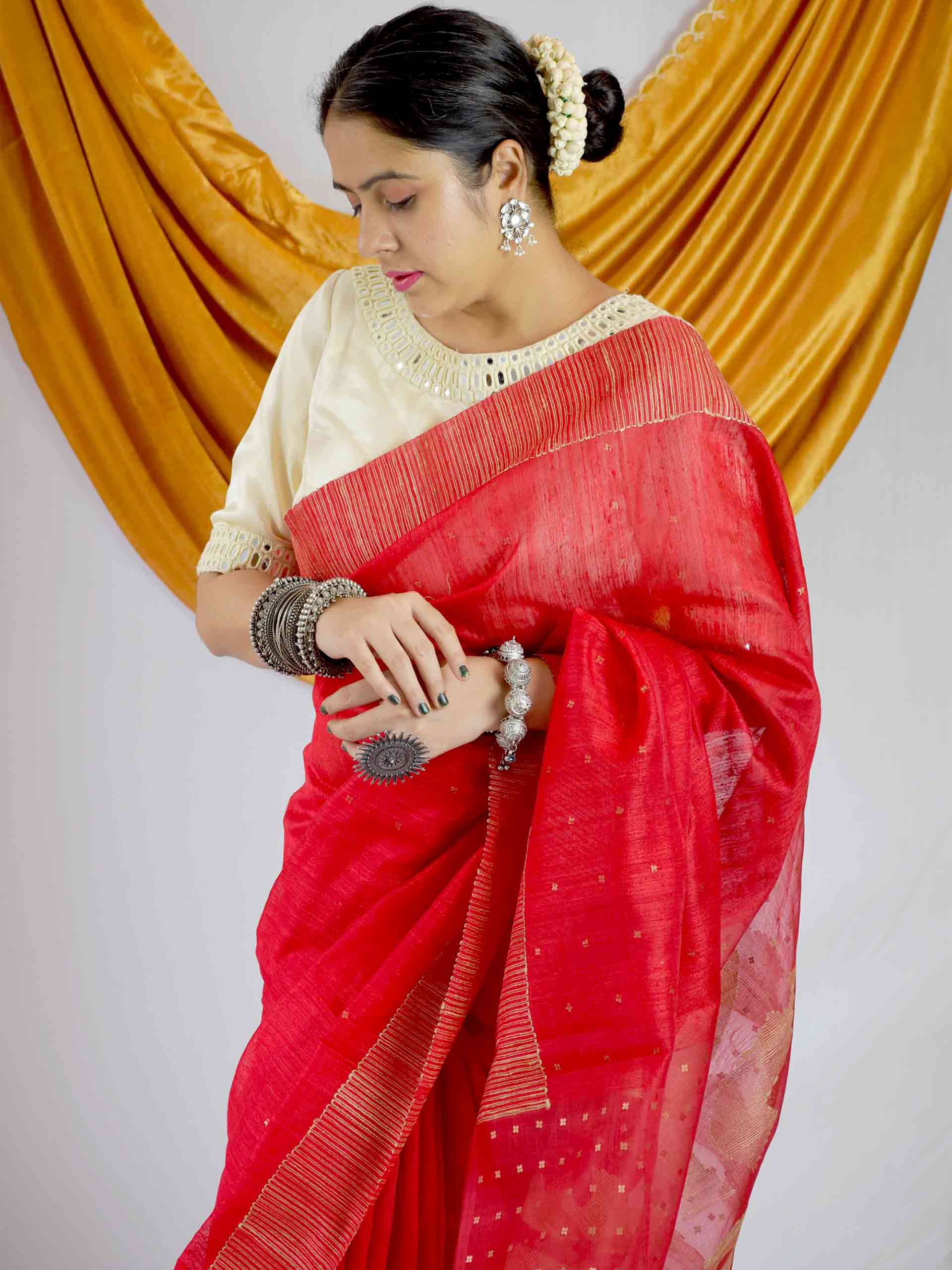 Buy Matka Silk saree Online
